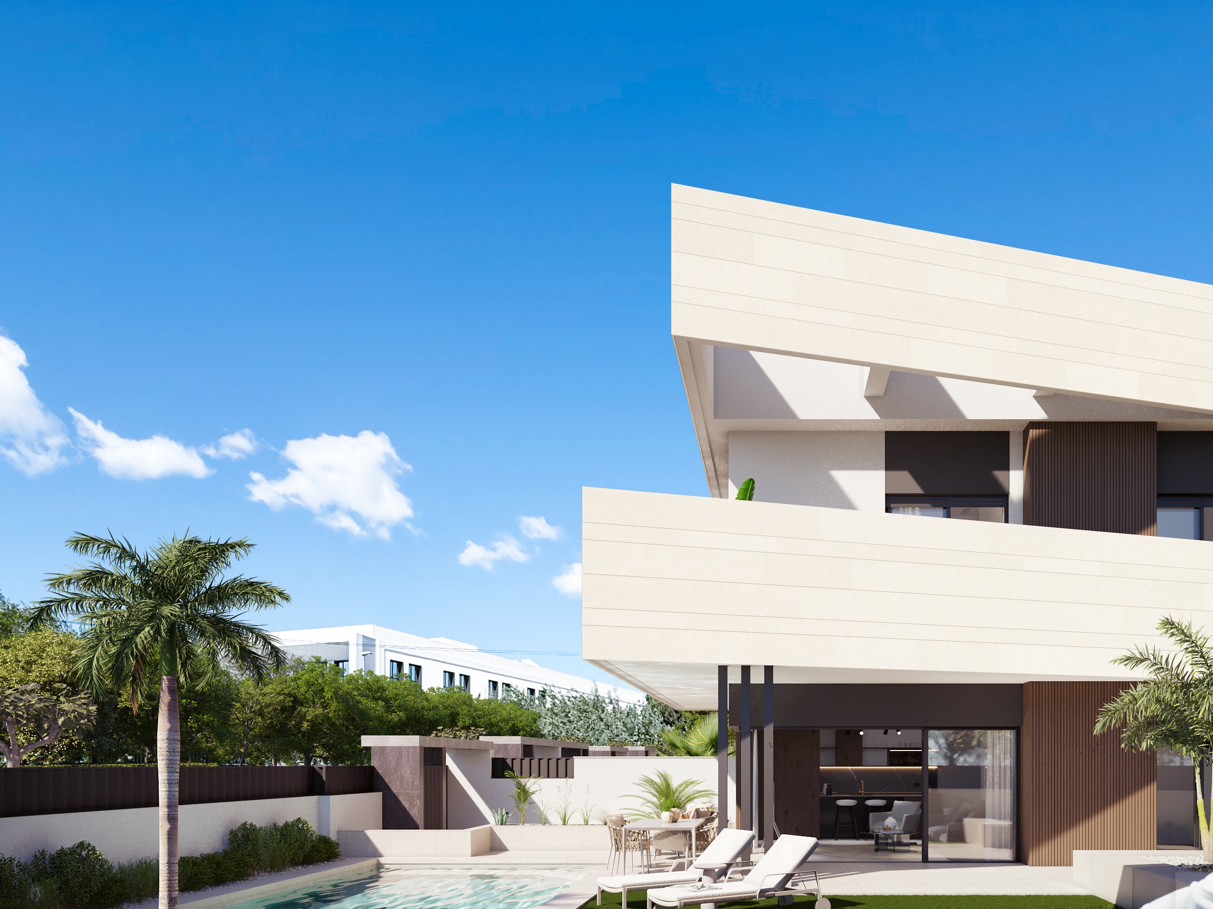 Exterior view in villa for sale in Pilar de la Horadada