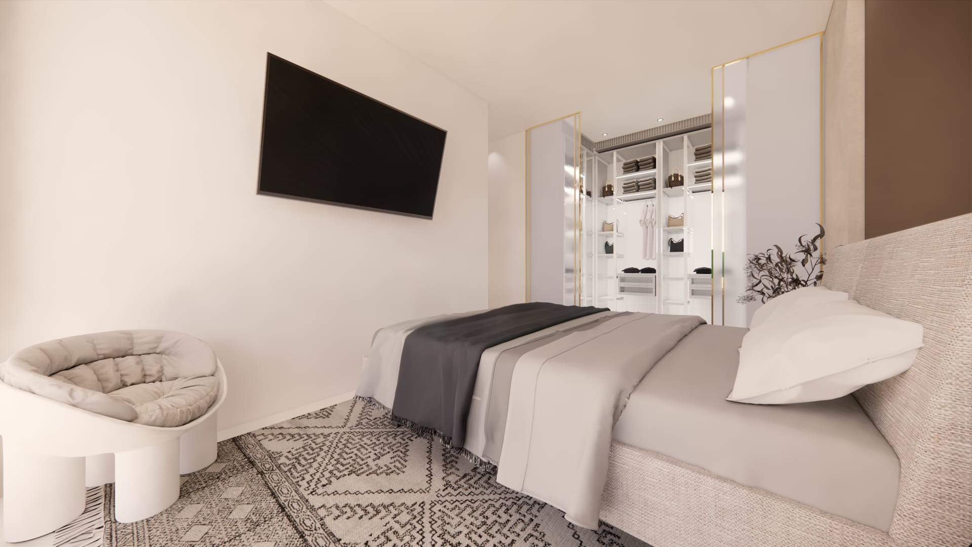 Bedroom in villa for sale in Pinar de Campoverde