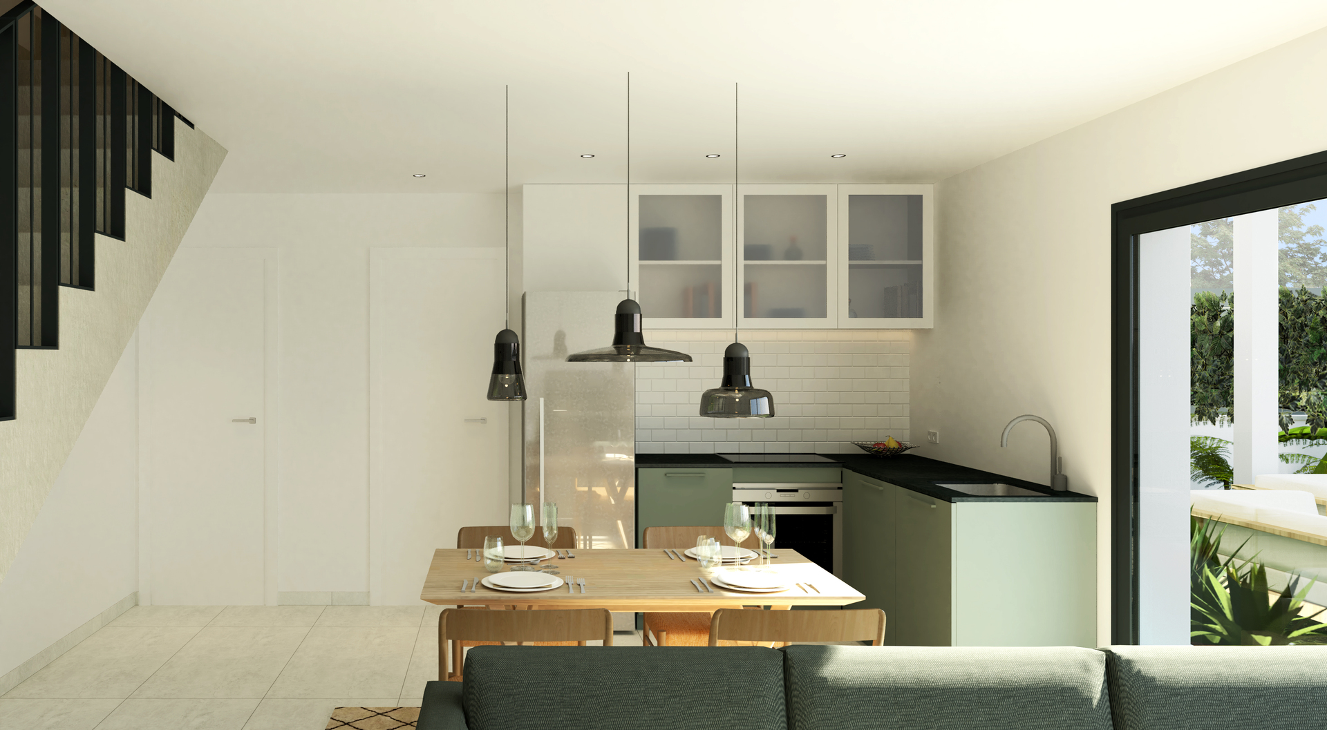Located in the attractive area of Gran Alacant, this residential complex offers 24 homes that combin