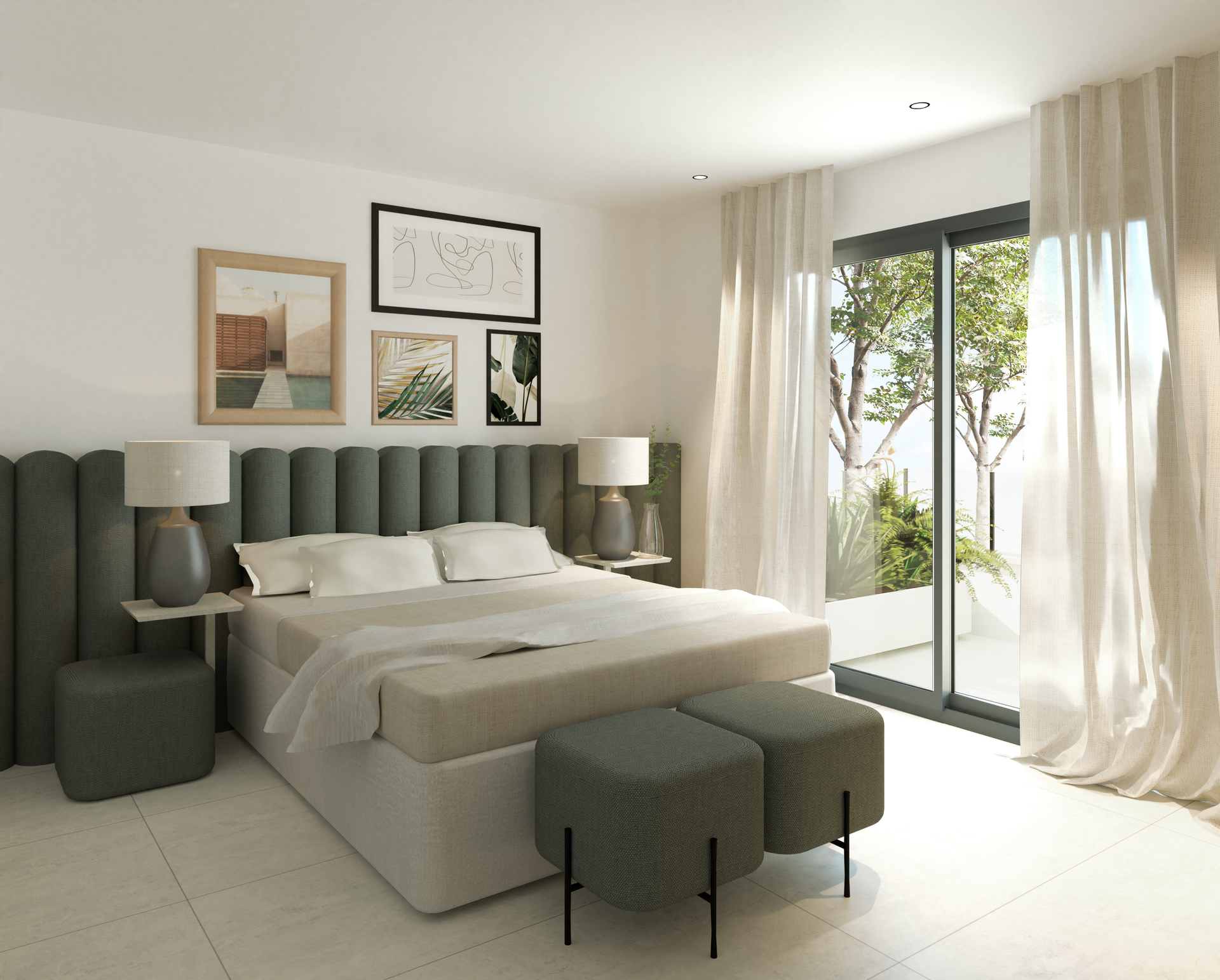 Pool area in terraced for sale in Gran Alacant