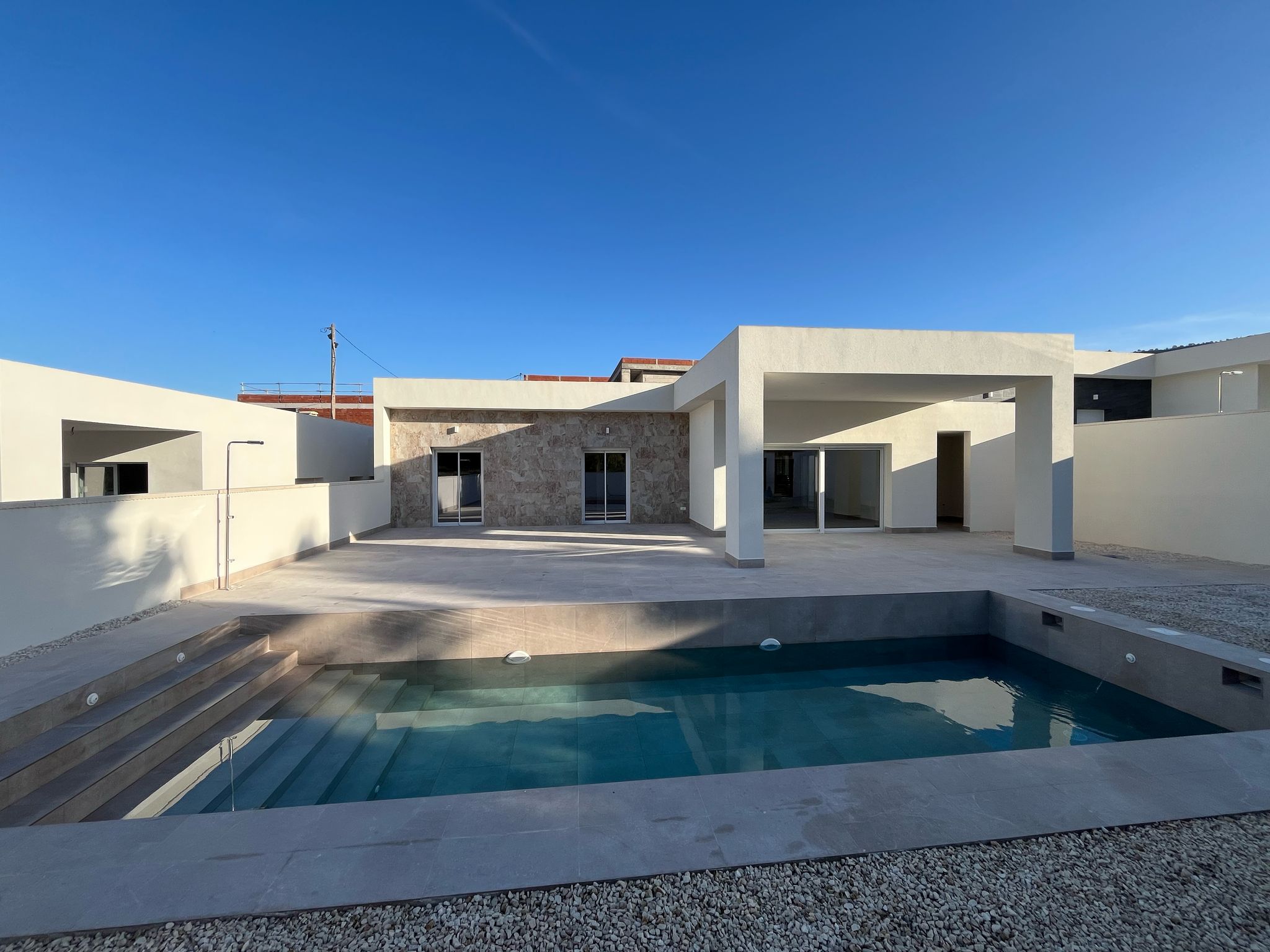 Pool area in villa for sale in la Romana
