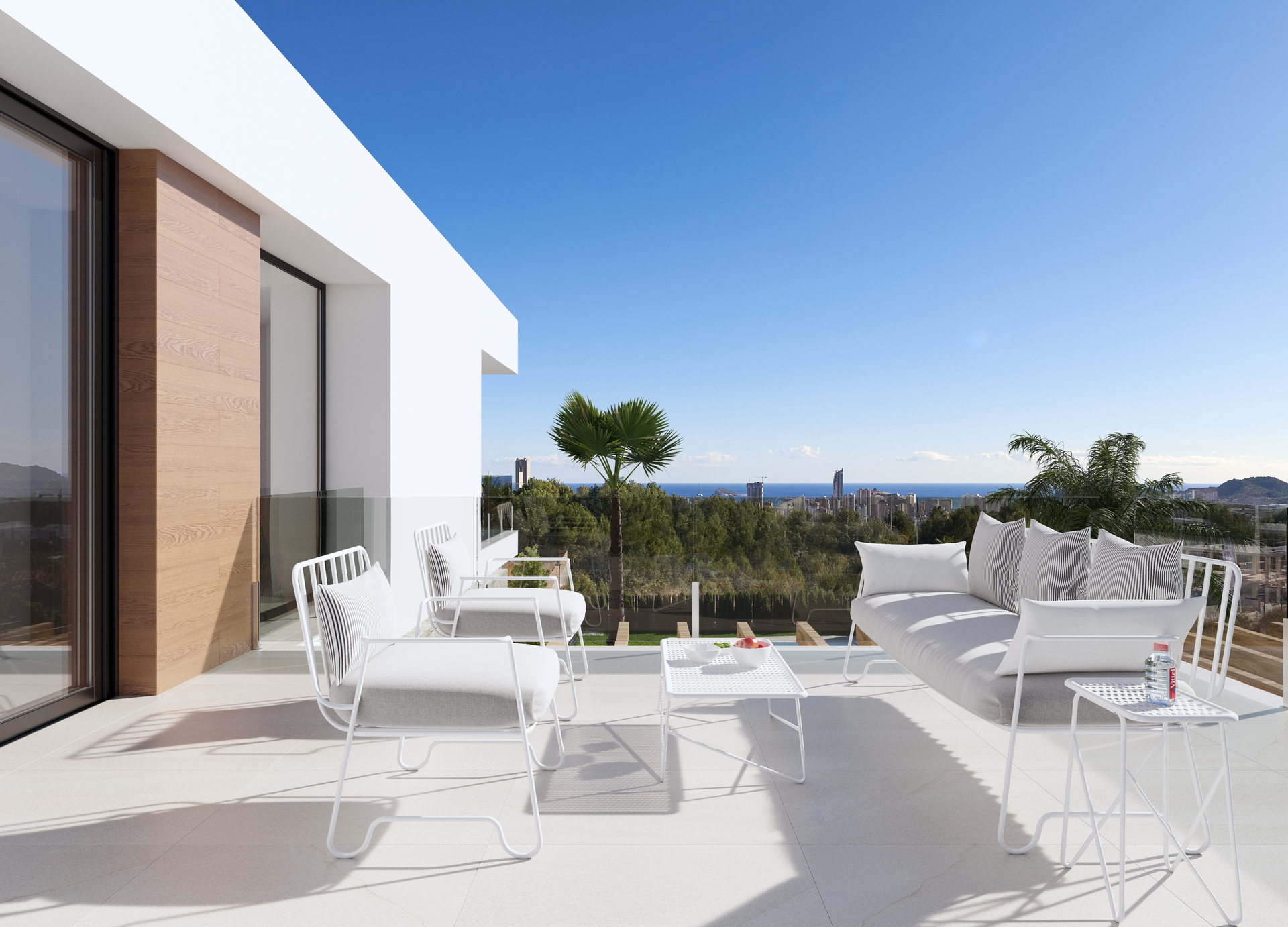 Exterior view in villa for sale in Finestrat