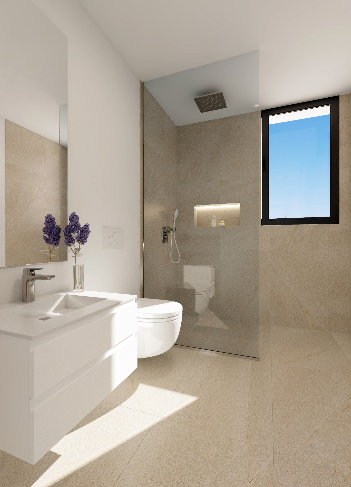 Bedroom in villa for sale in Finestrat