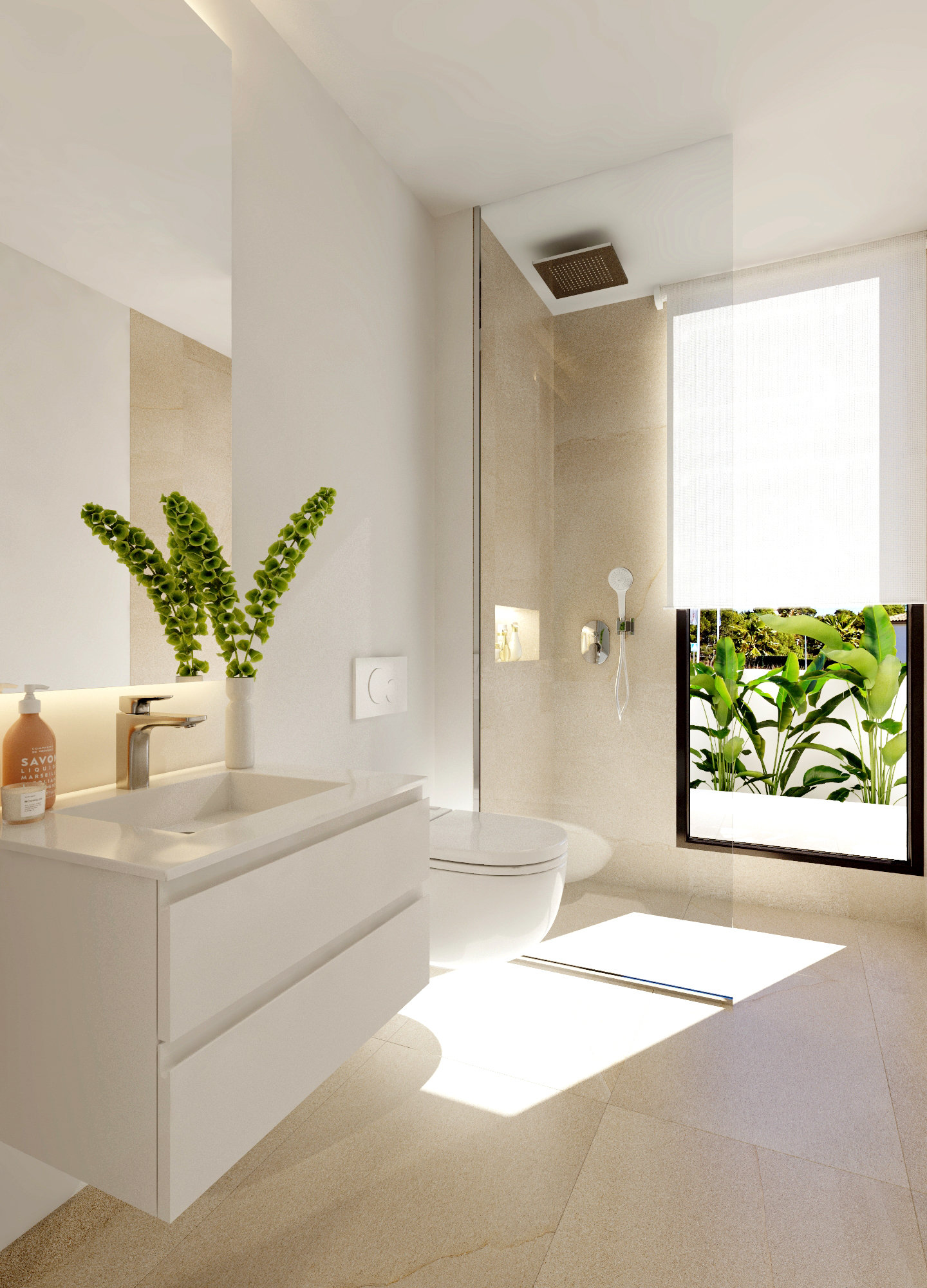 Exterior view in villa for sale in Finestrat