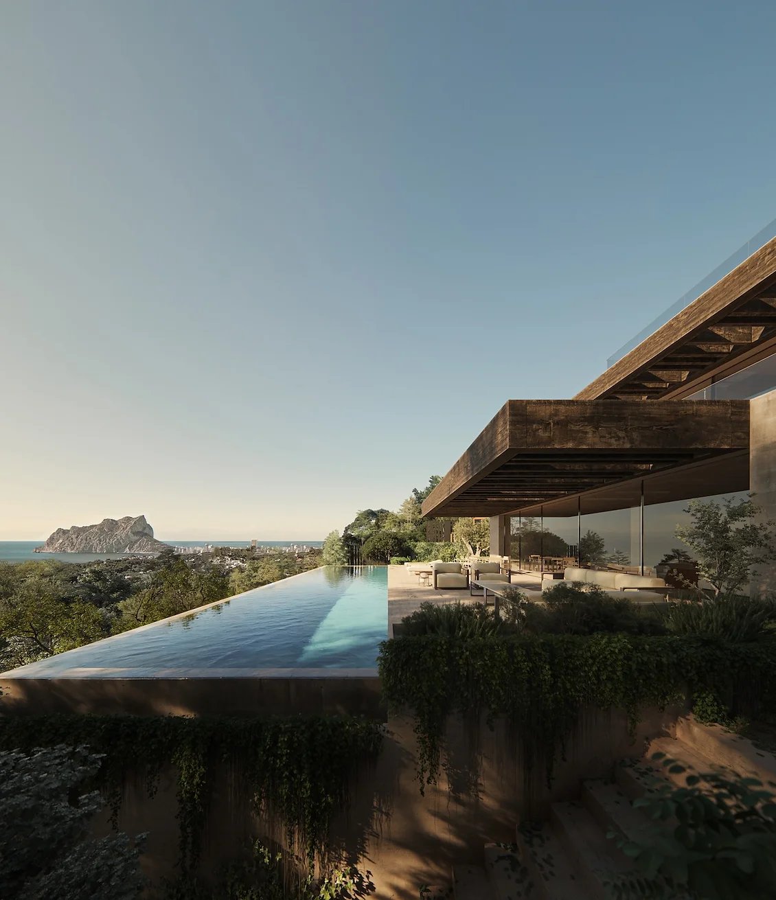 Garden in villa for sale in Benissa