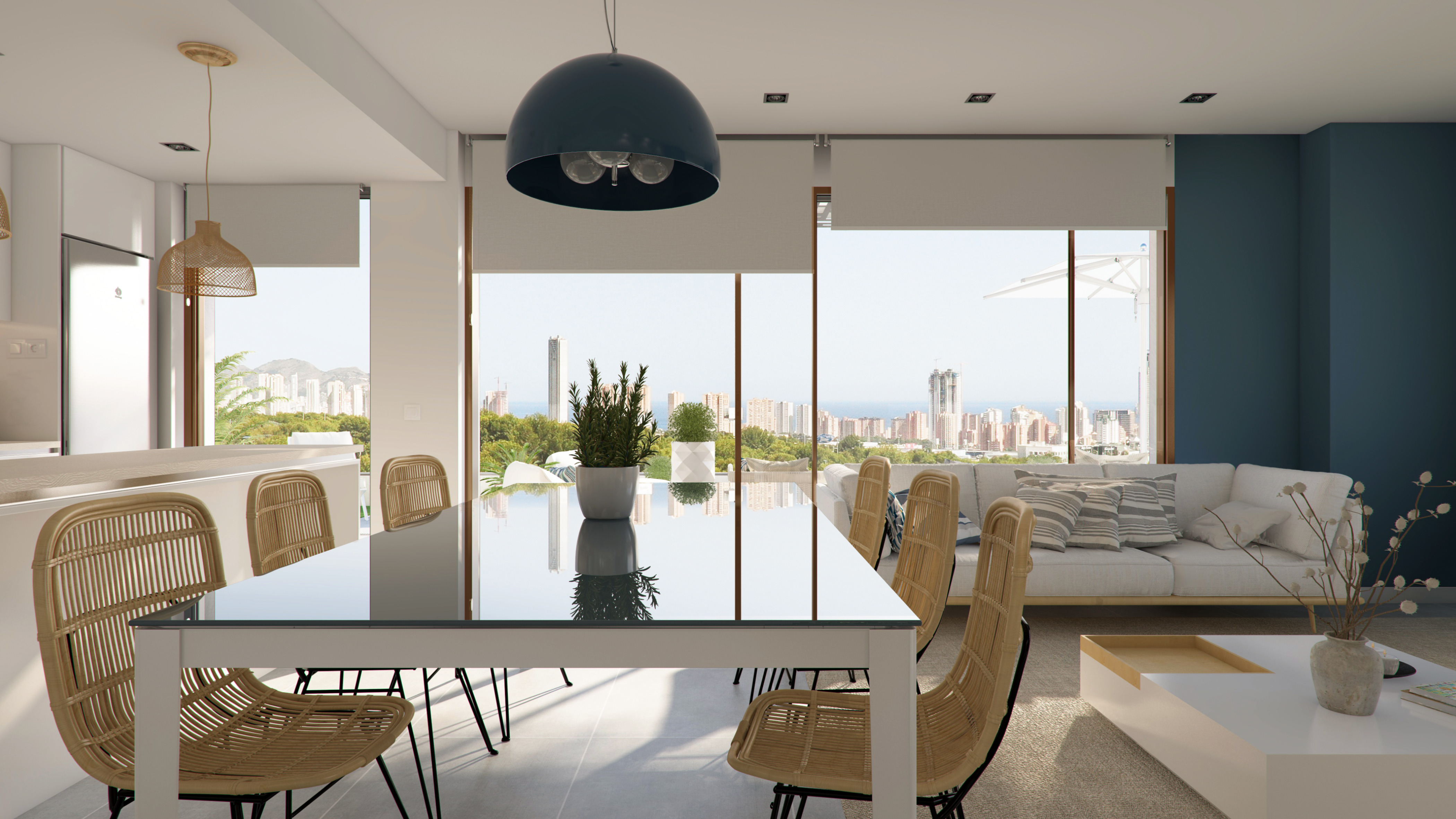Kitchen in villa for sale in Finestrat