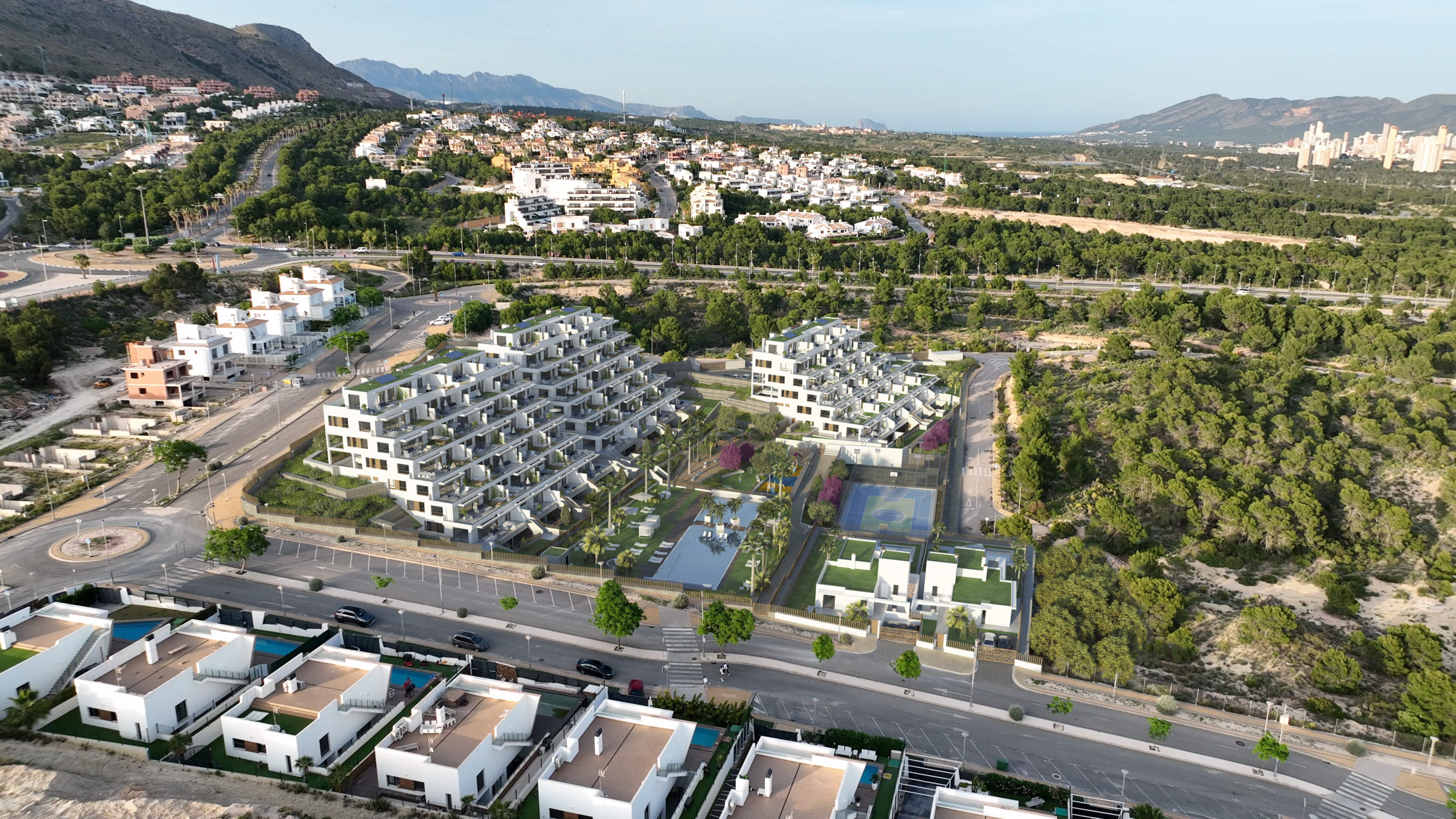Terrace in villa for sale in Finestrat