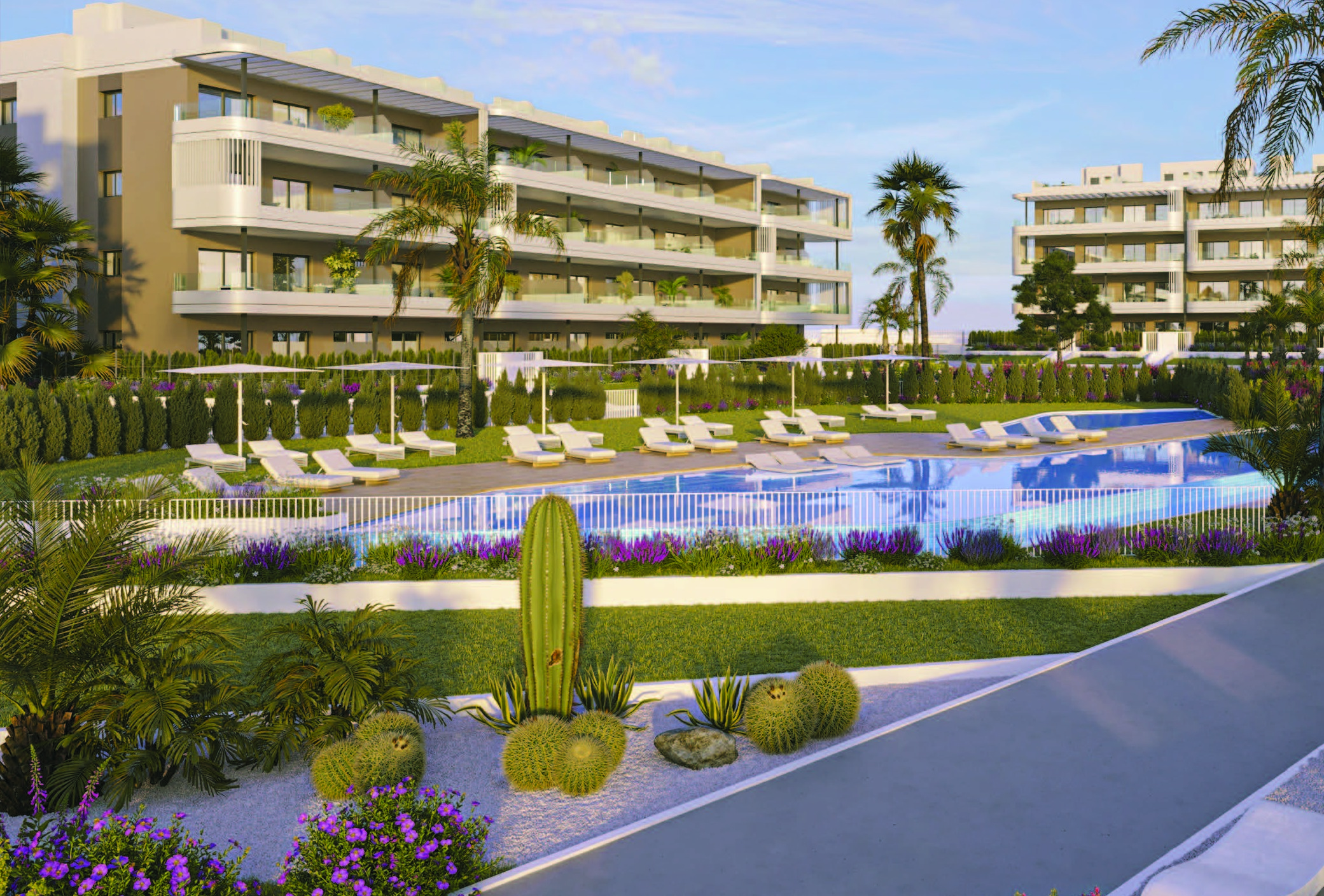 Terrace in penthouse for sale in Torrevieja