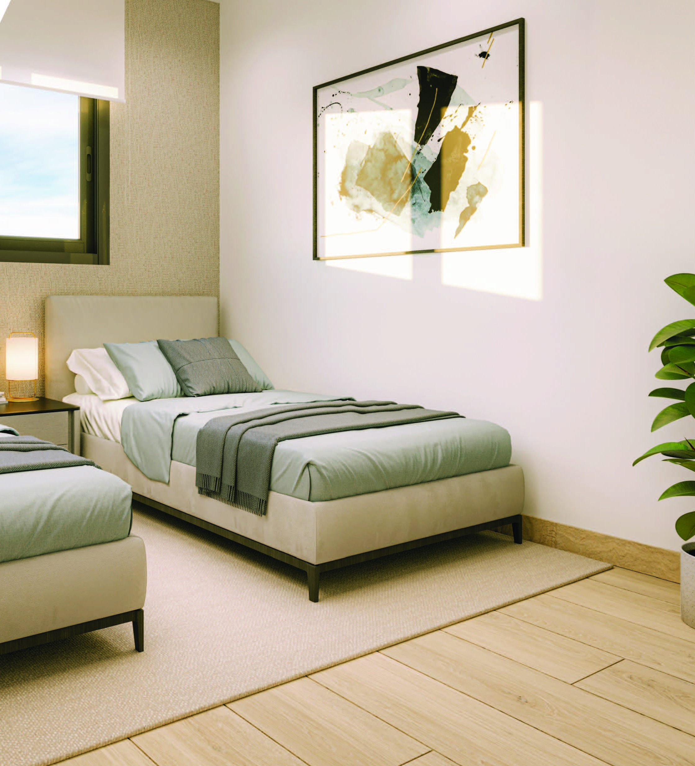 Garden in apartment for sale in Torrevieja