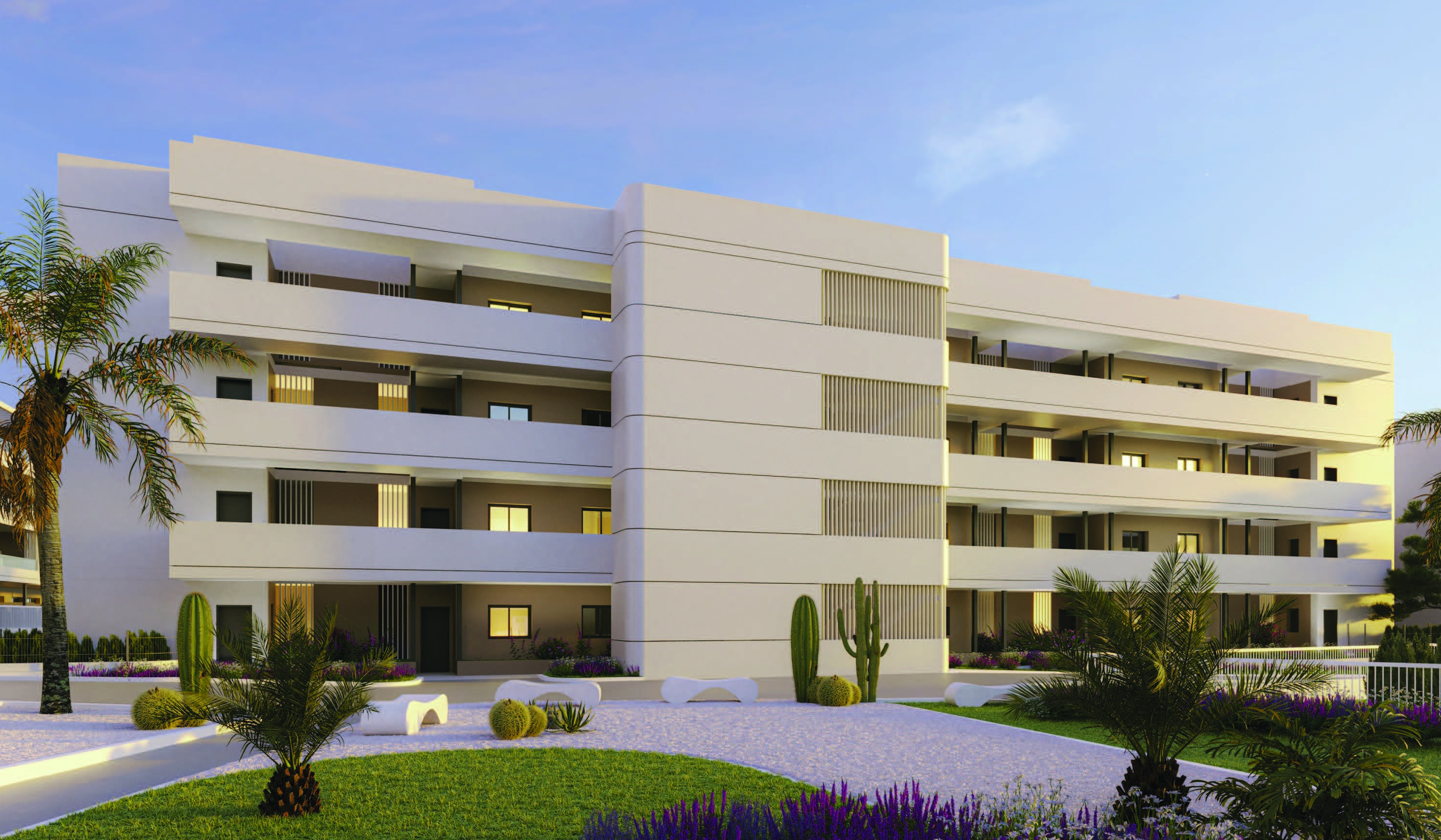 Garden in apartment for sale in Torrevieja