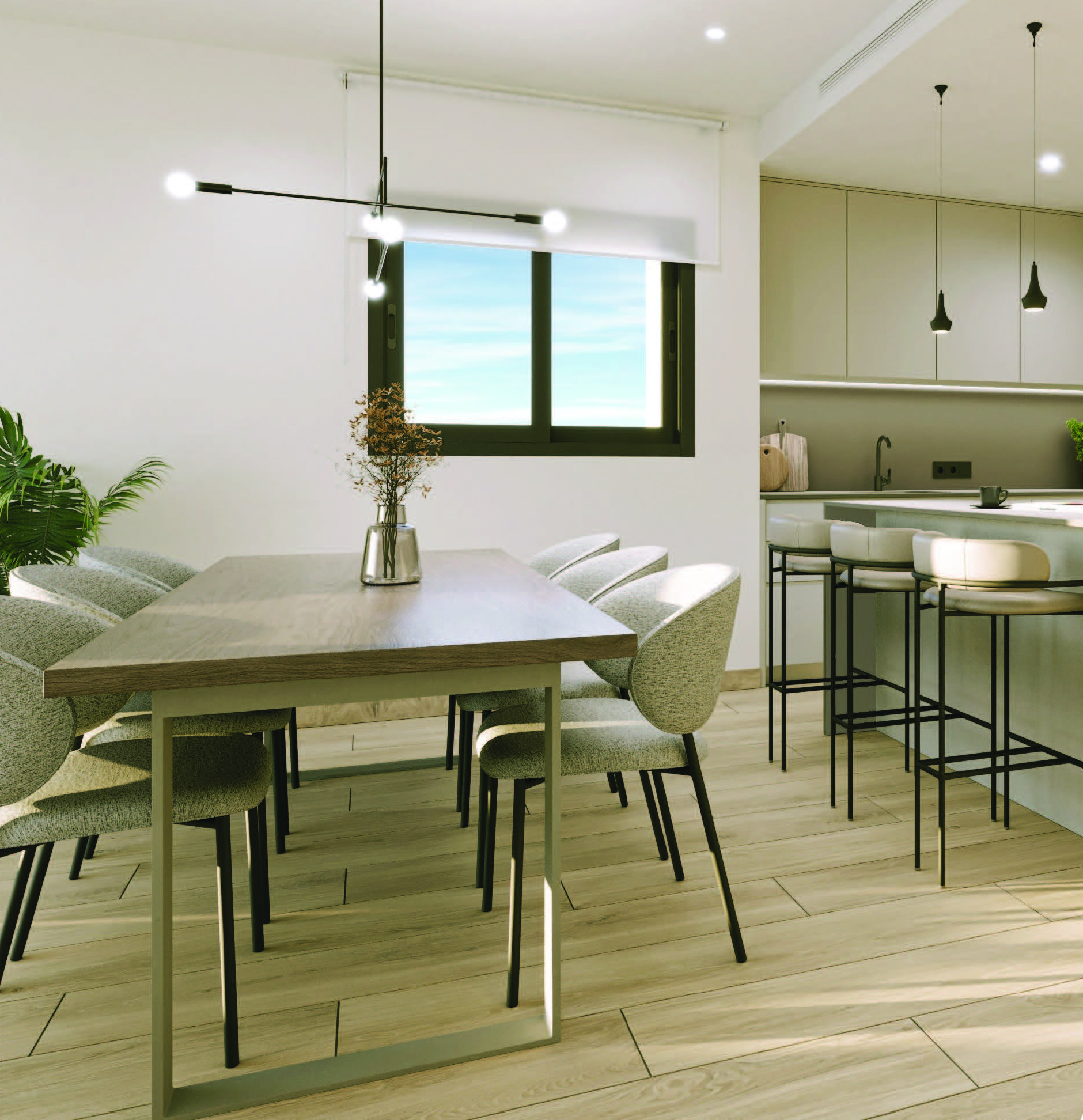 Terrace in penthouse for sale in Torrevieja