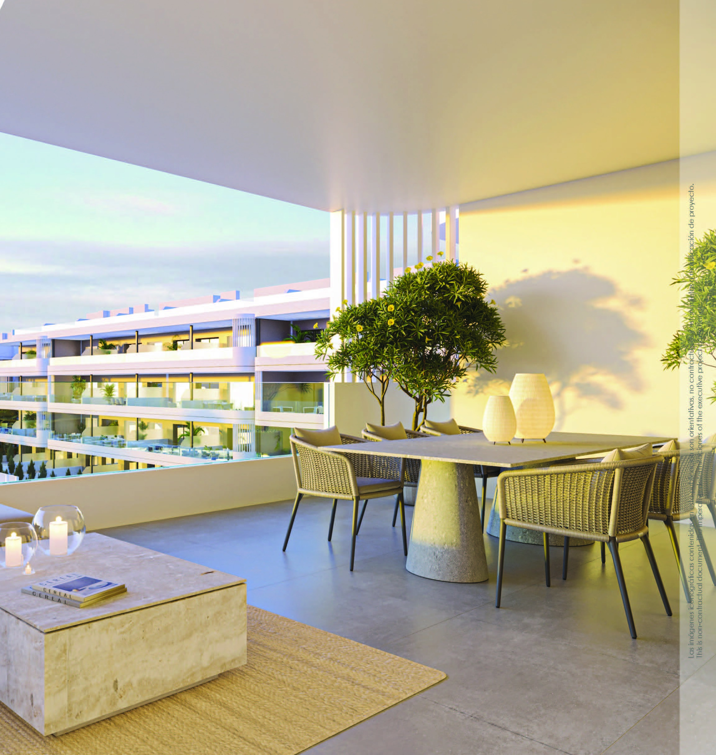 Garden in penthouse for sale in Torrevieja