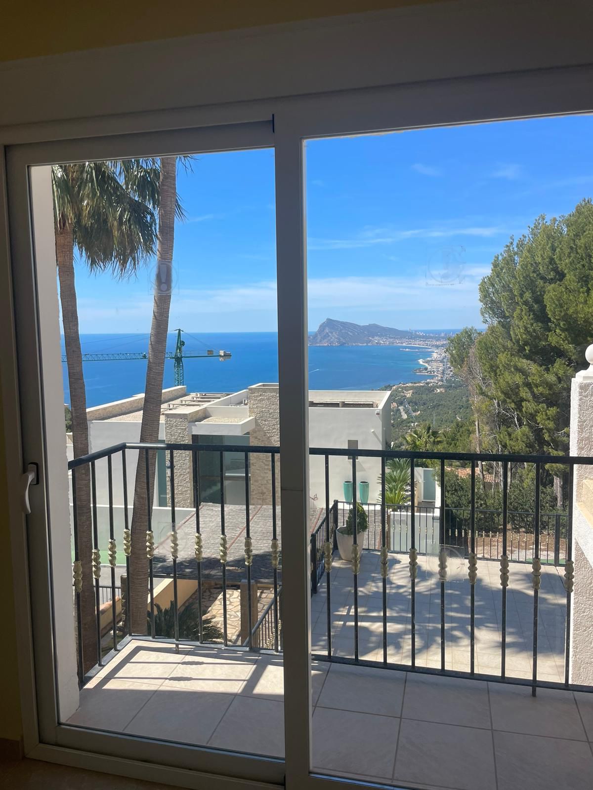 Exterior view in villa for sale in Altea