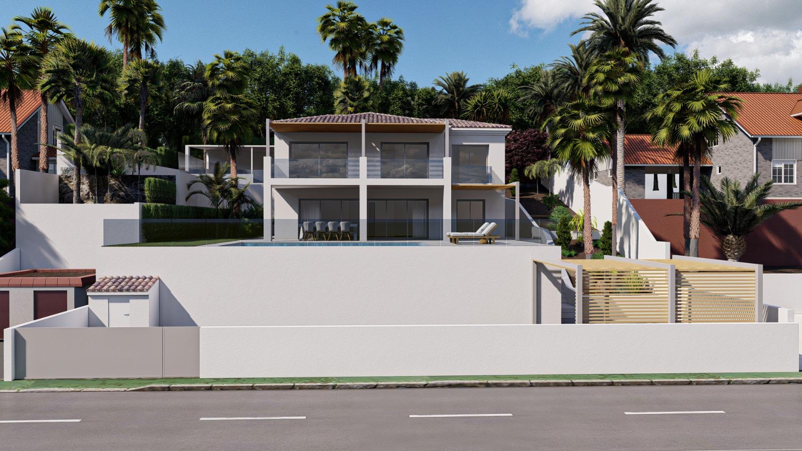 Bedroom in villa for sale in Altea