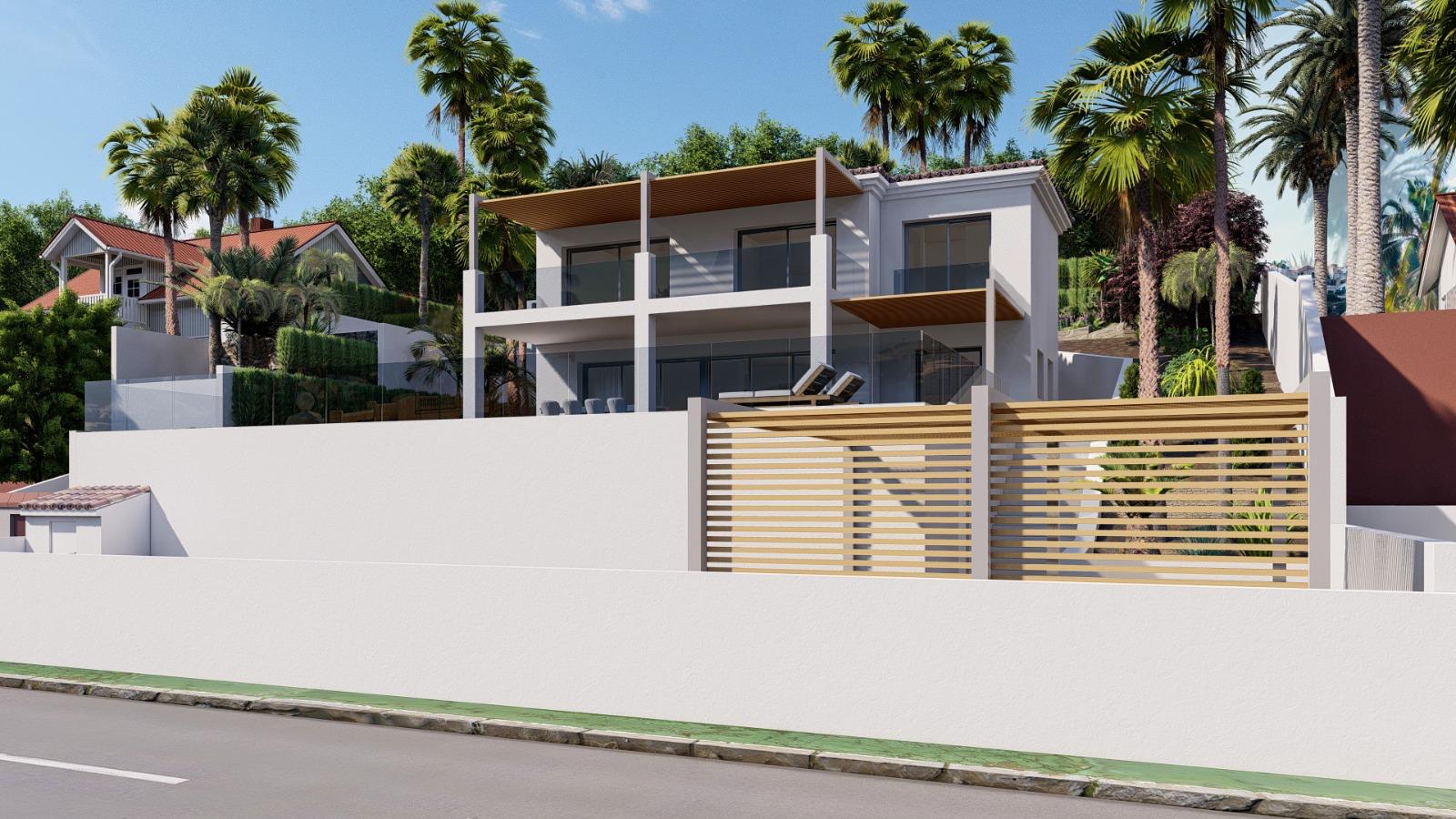 Terrace in villa for sale in Altea