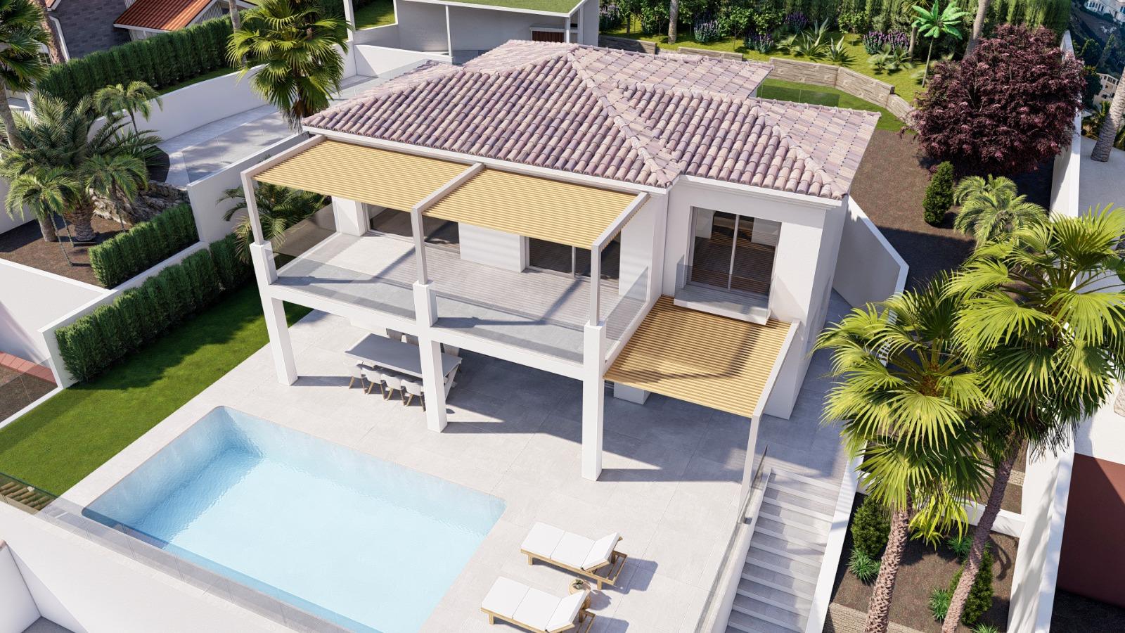 Bedroom in villa for sale in Altea