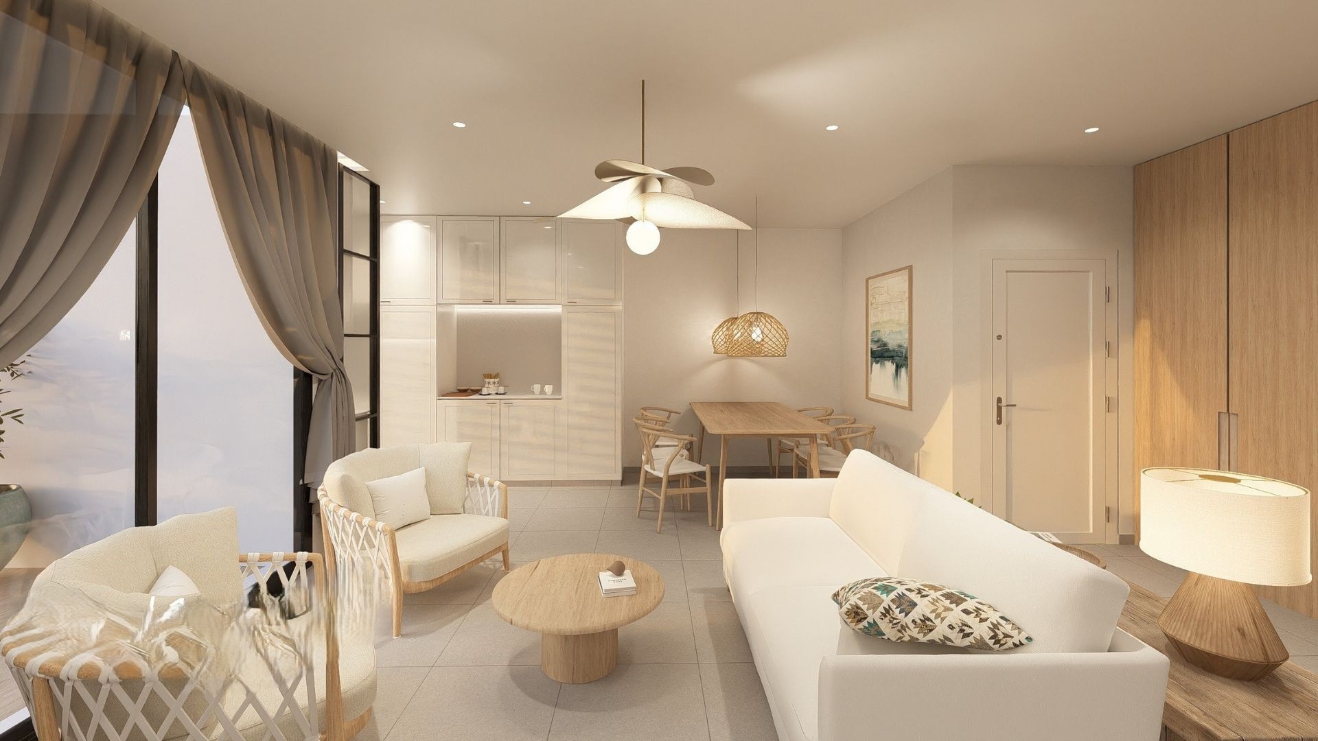 Terrace in penthouse for sale in Jávea