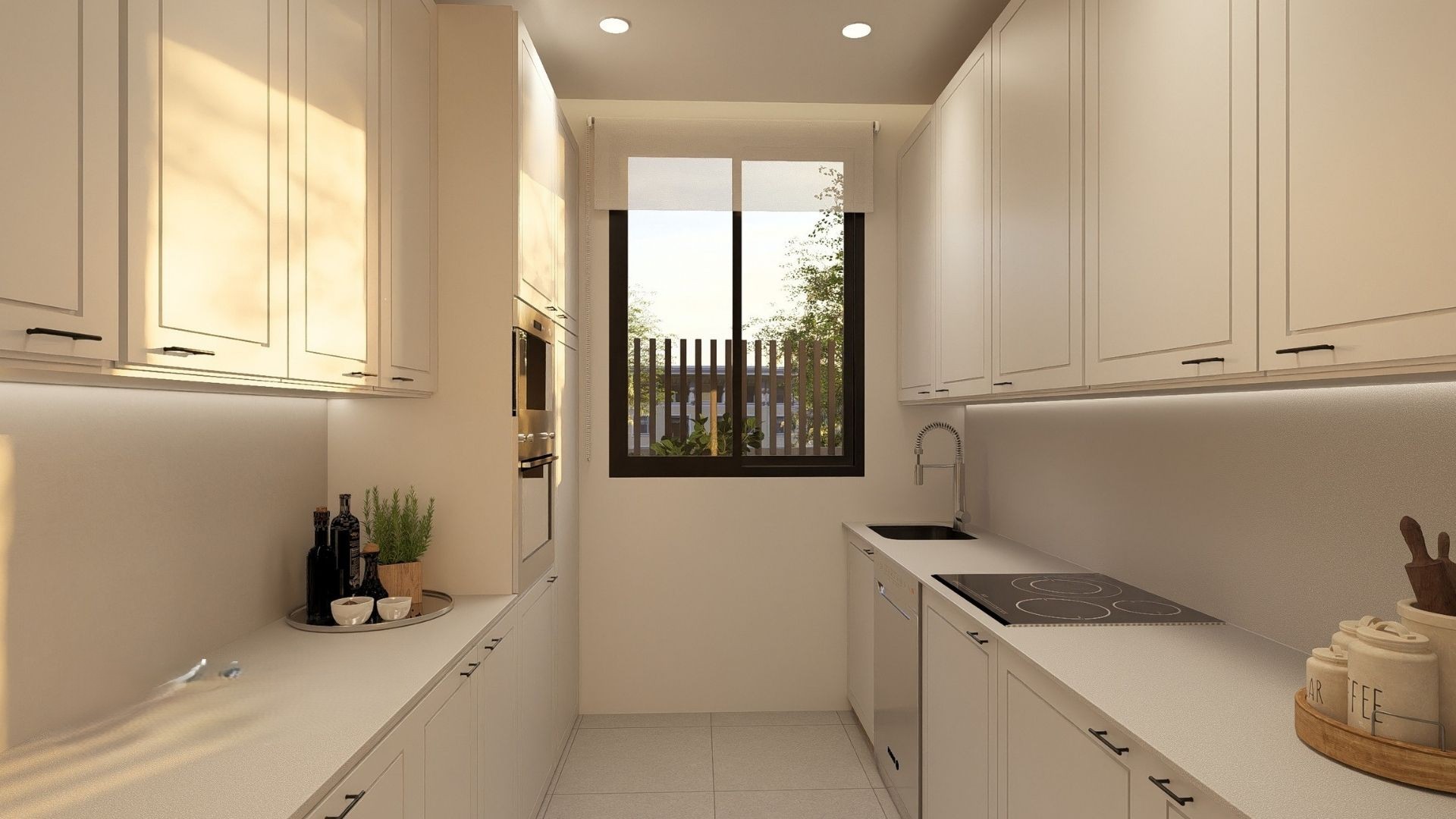 Kitchen in penthouse for sale in Jávea
