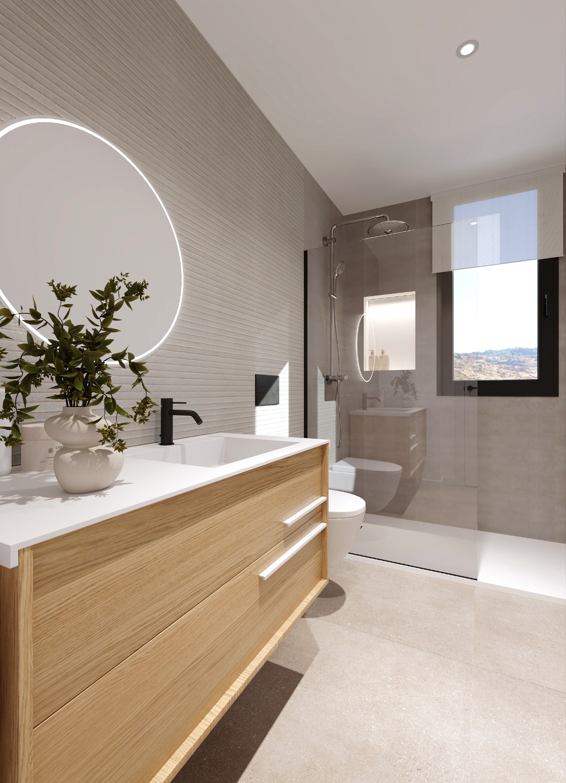 Master bedroom in villa for sale in Finestrat
