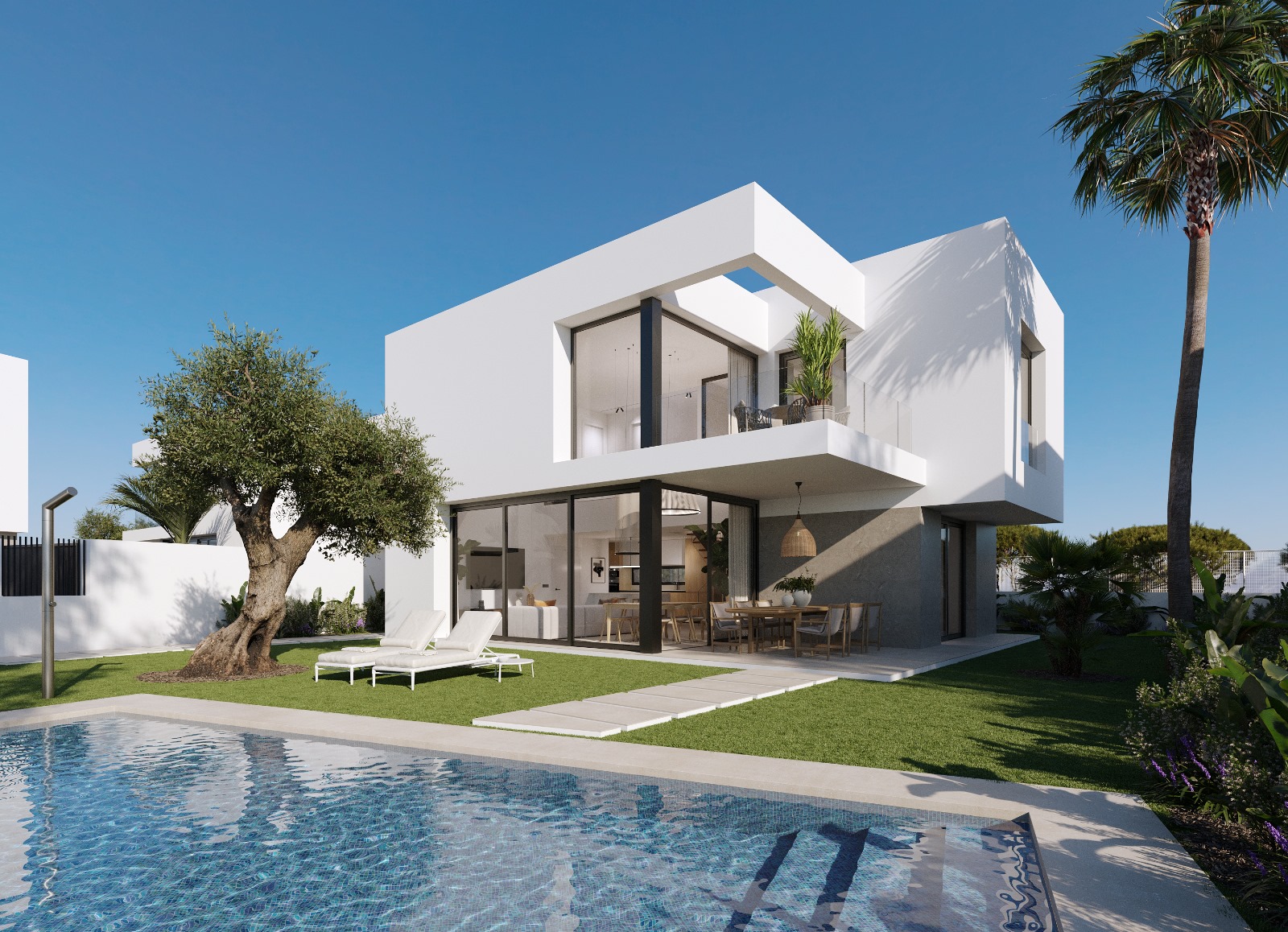 Bedroom in villa for sale in Finestrat