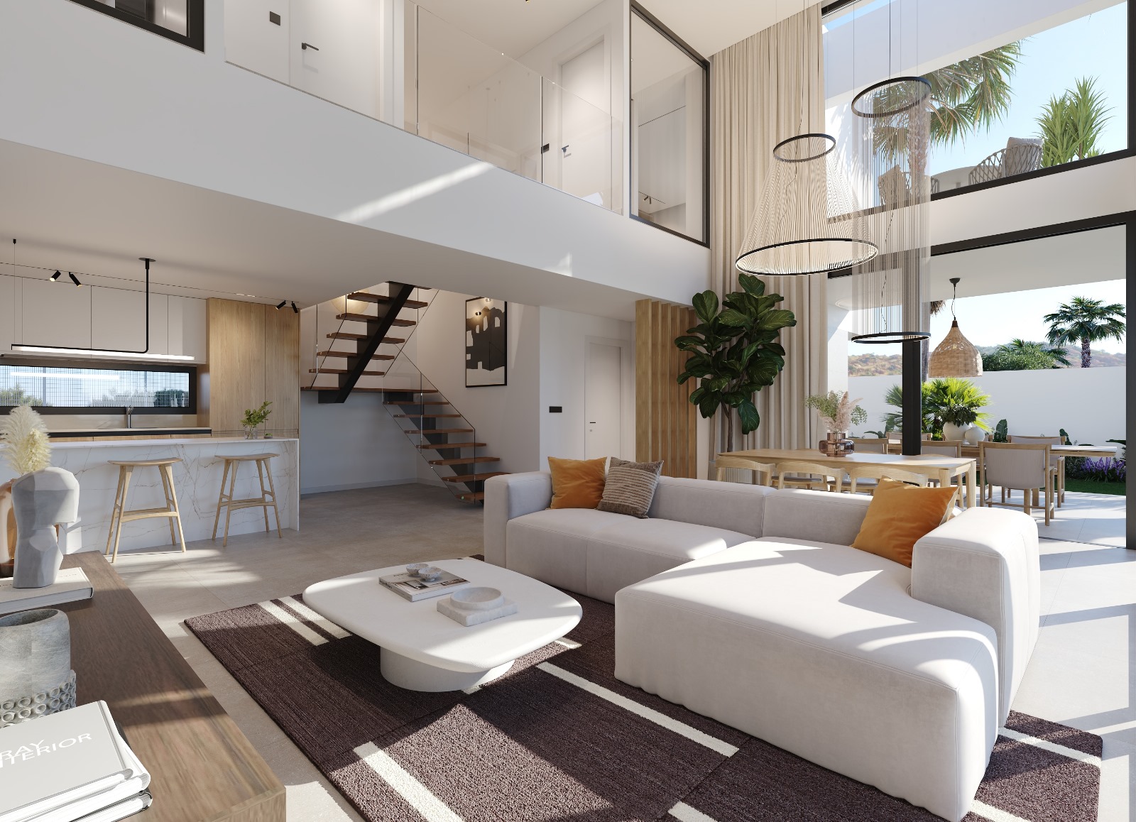 Terrace in villa for sale in Finestrat