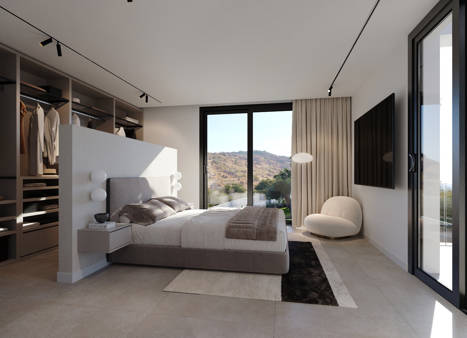 Bedroom in villa for sale in Finestrat