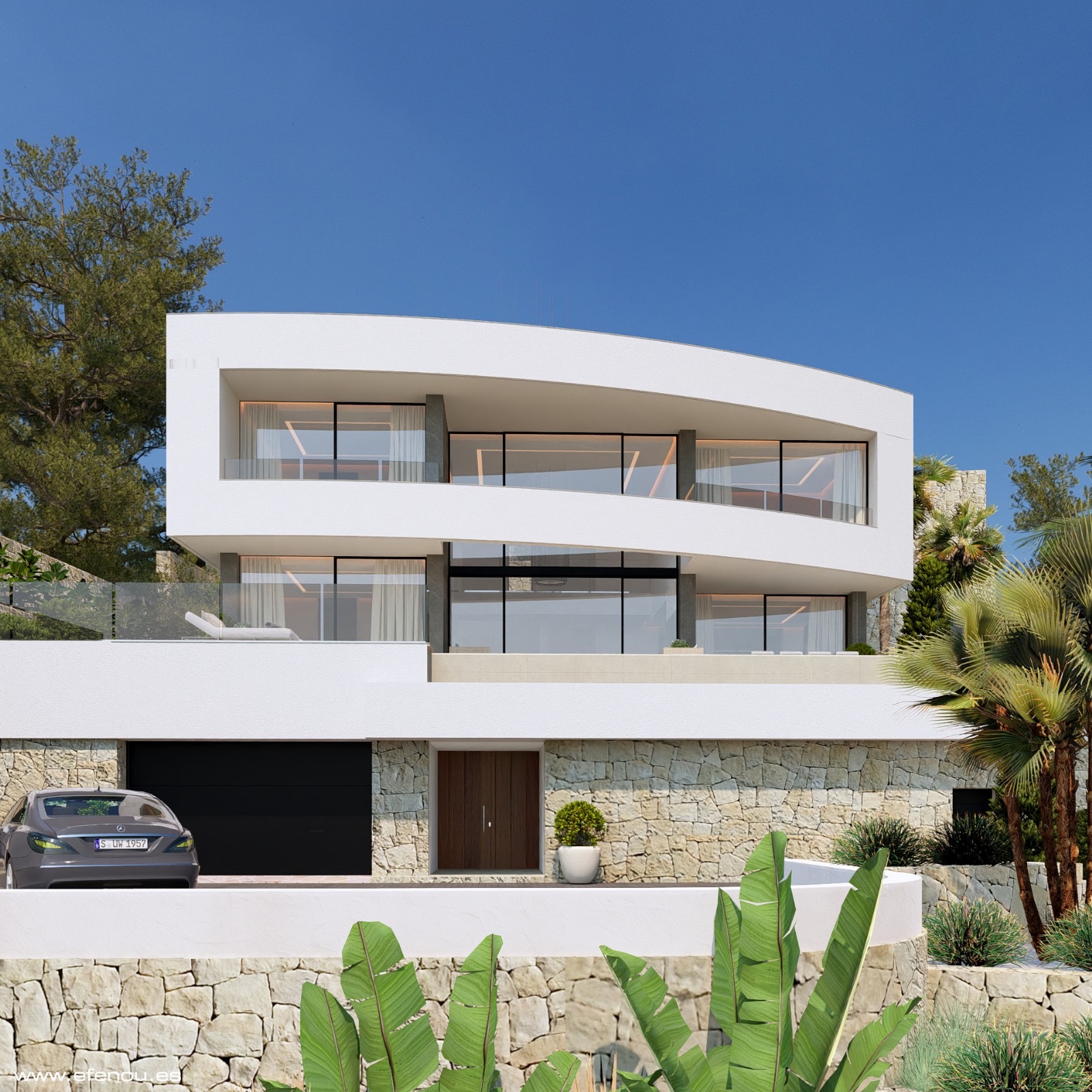 Kitchen in villa for sale in Calpe
