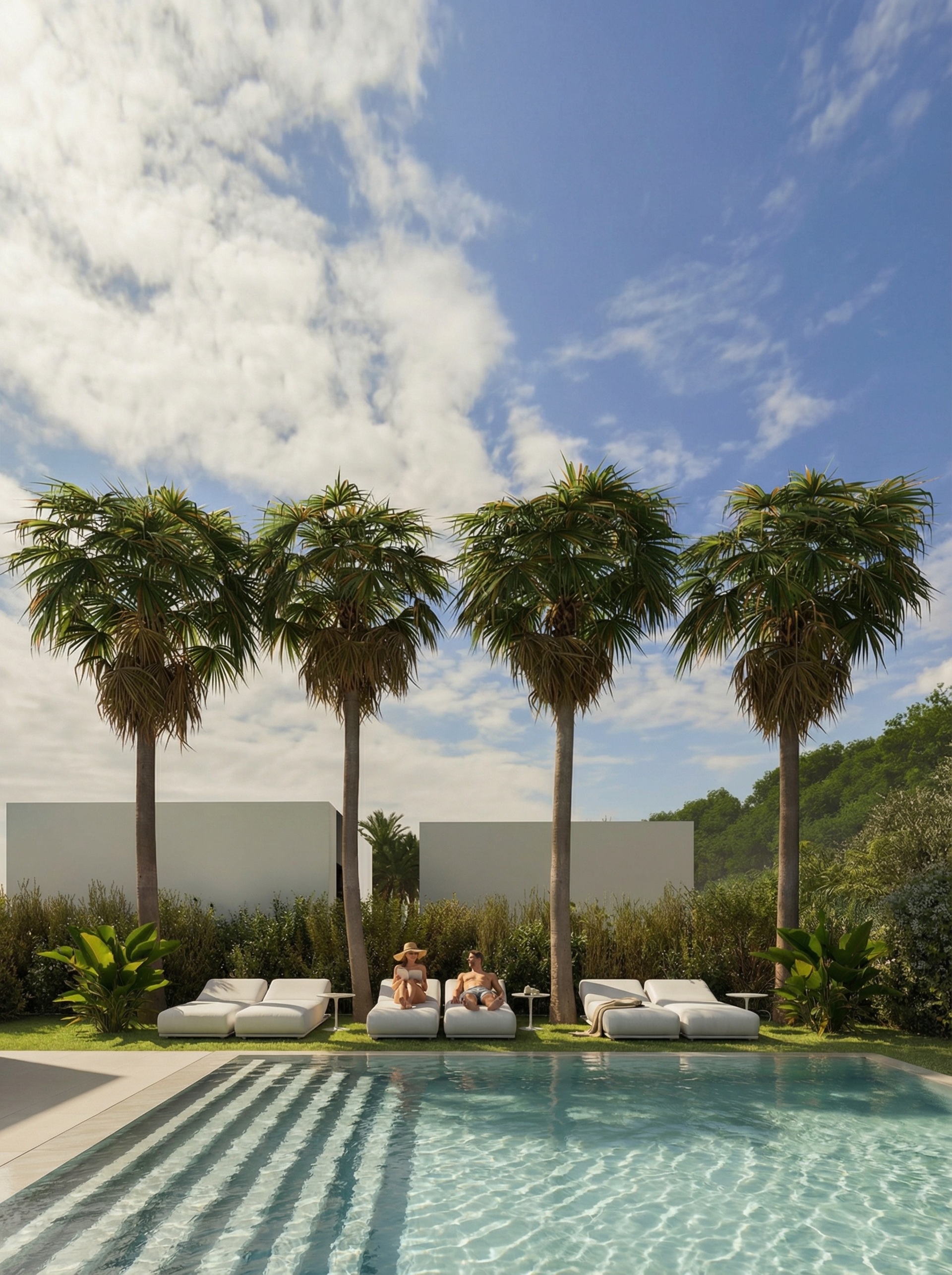 Master bedroom in villa for sale in Alfaz del Pi