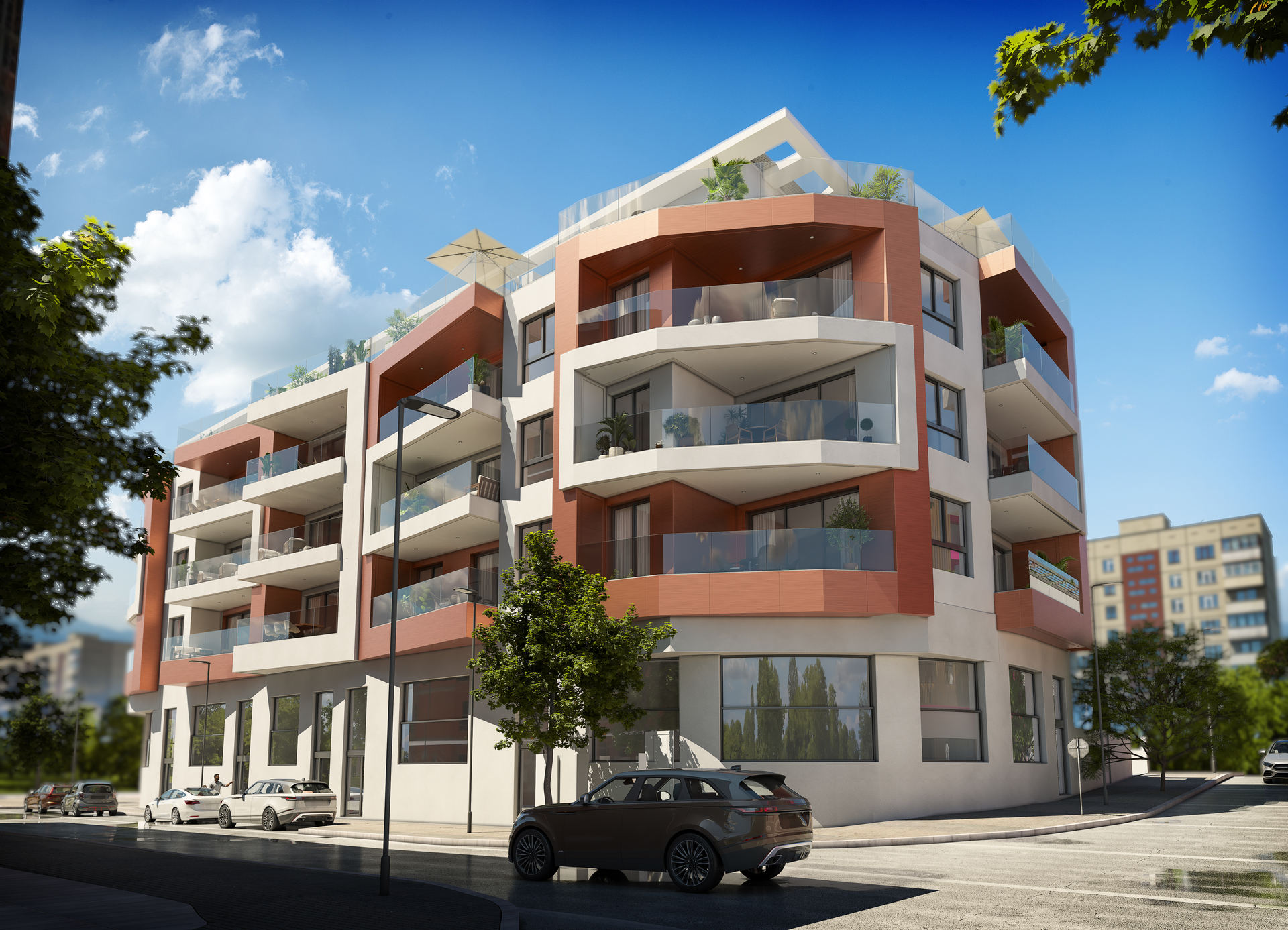 Pool area in penthouse for sale in La Vila Joiosa
