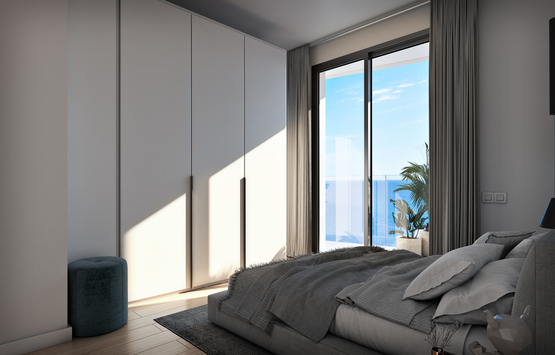 Living room in penthouse for sale in La Vila Joiosa
