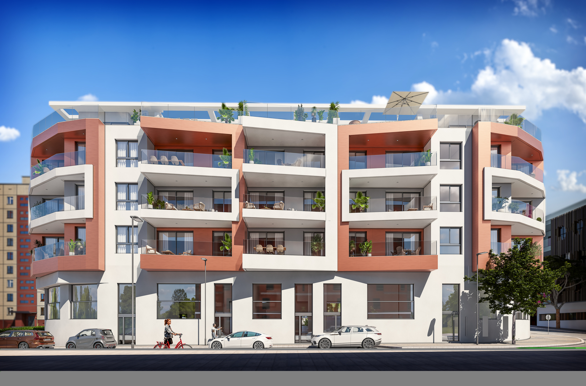 Terrace in penthouse for sale in La Vila Joiosa