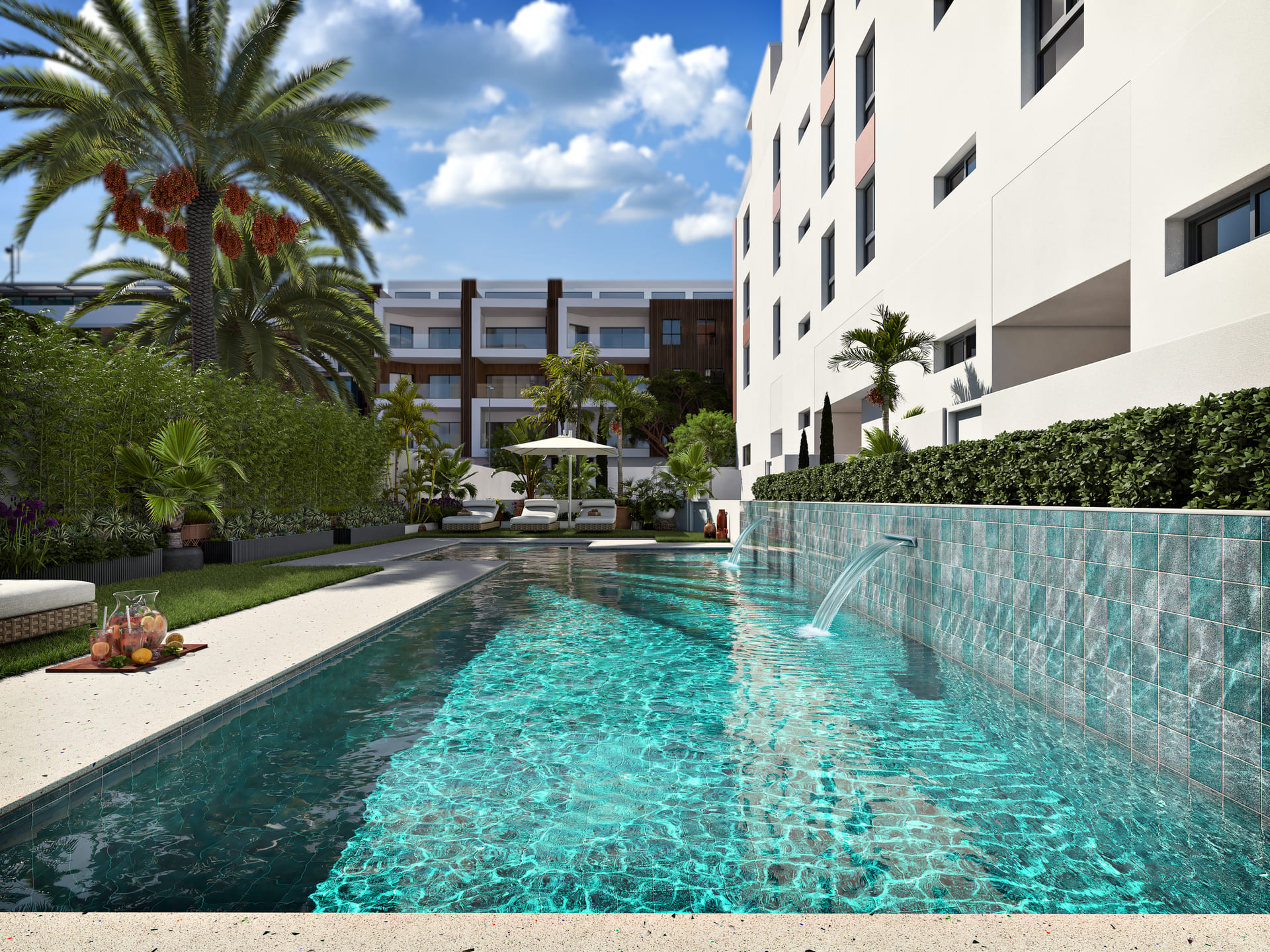 Garden in penthouse for sale in La Vila Joiosa
