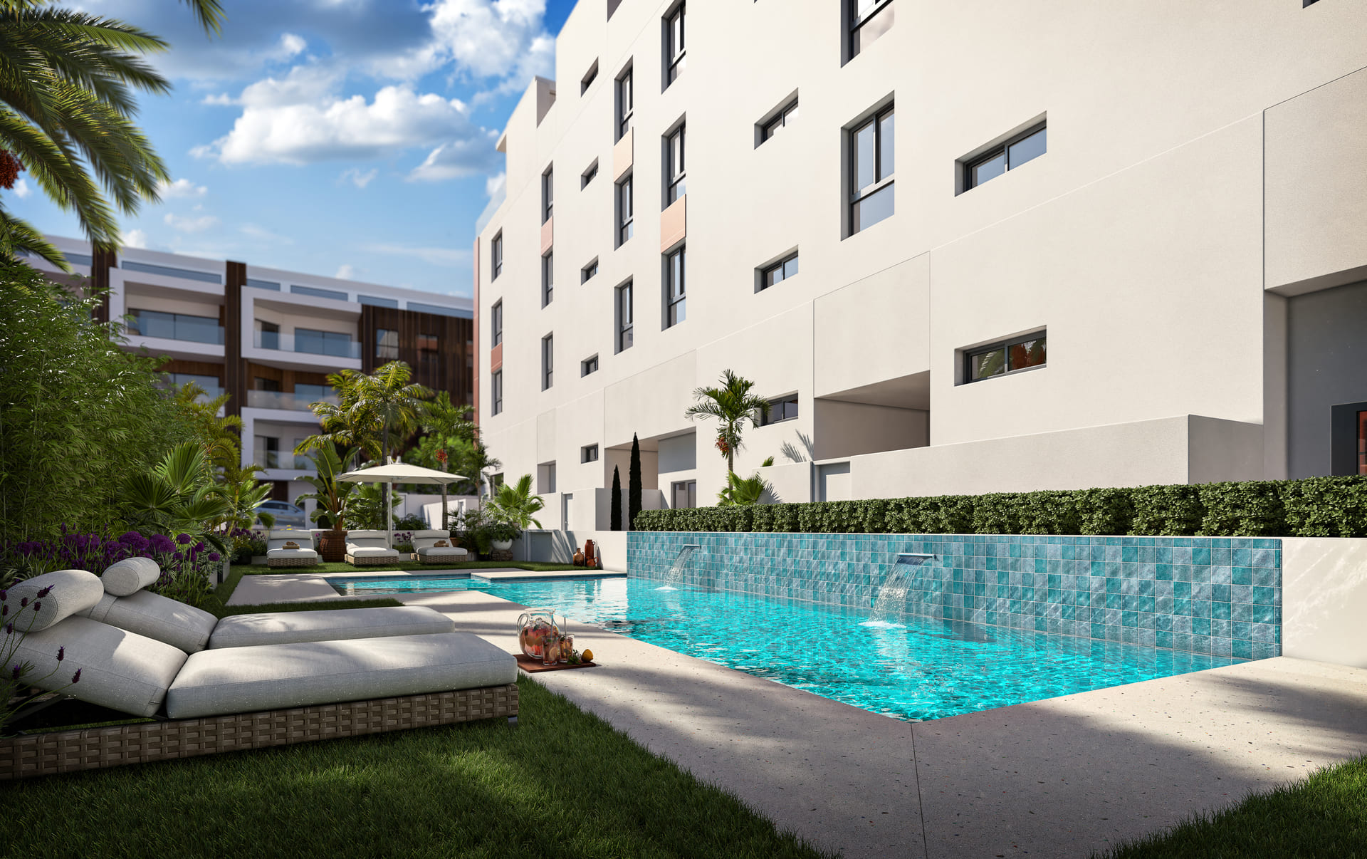 Dining area in penthouse for sale in La Vila Joiosa