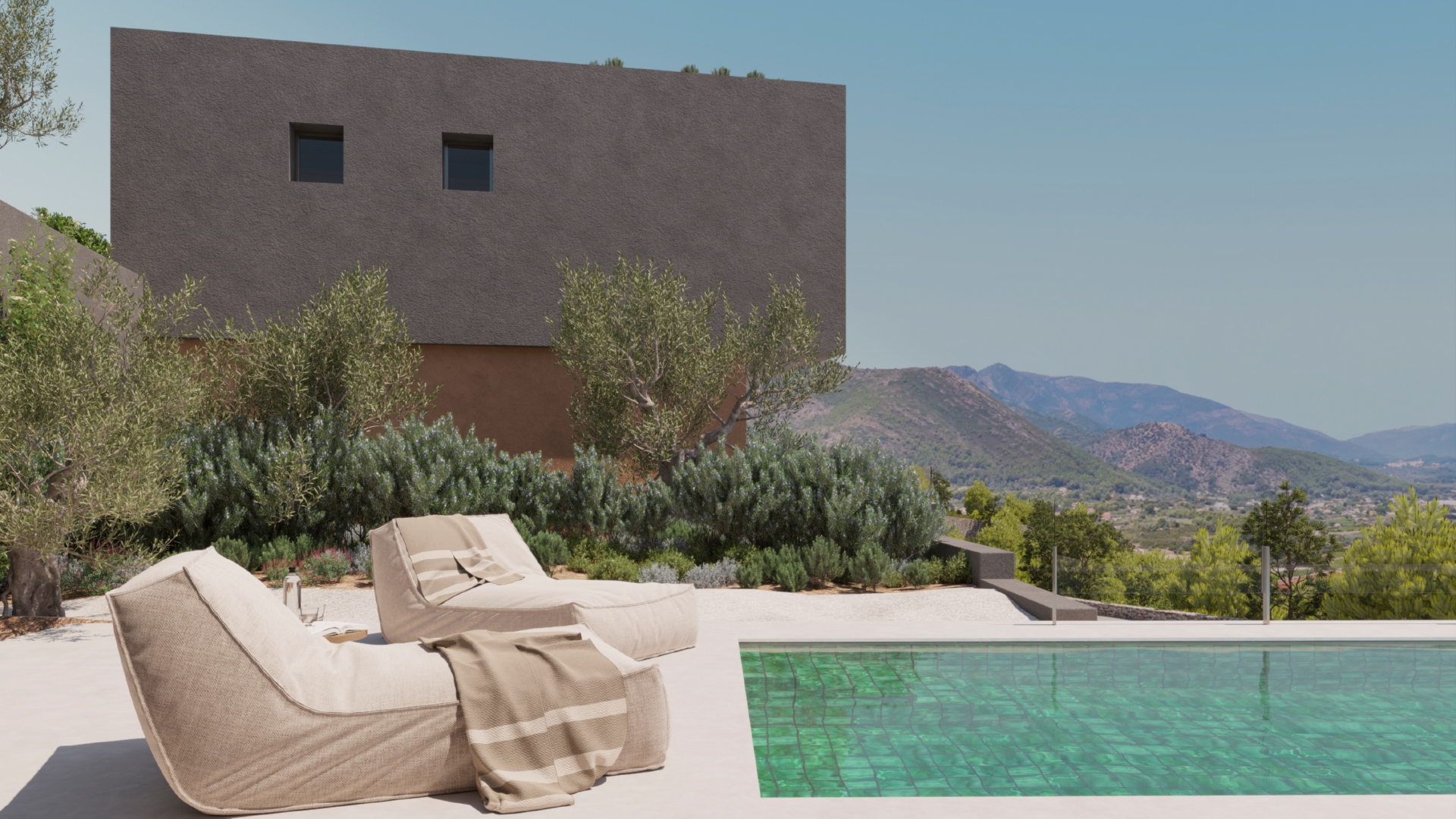 Nybyggd lyxvilla Llíber 322 m² – pooltomt nära Calpe