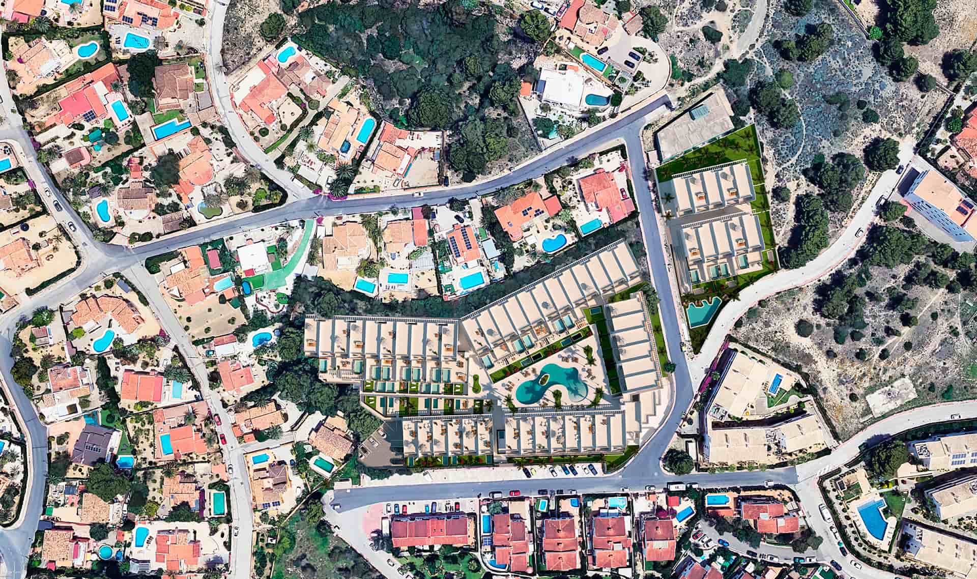 Located in the charming town of Alfaz del Pi, this residential offers a variety of housing options t
