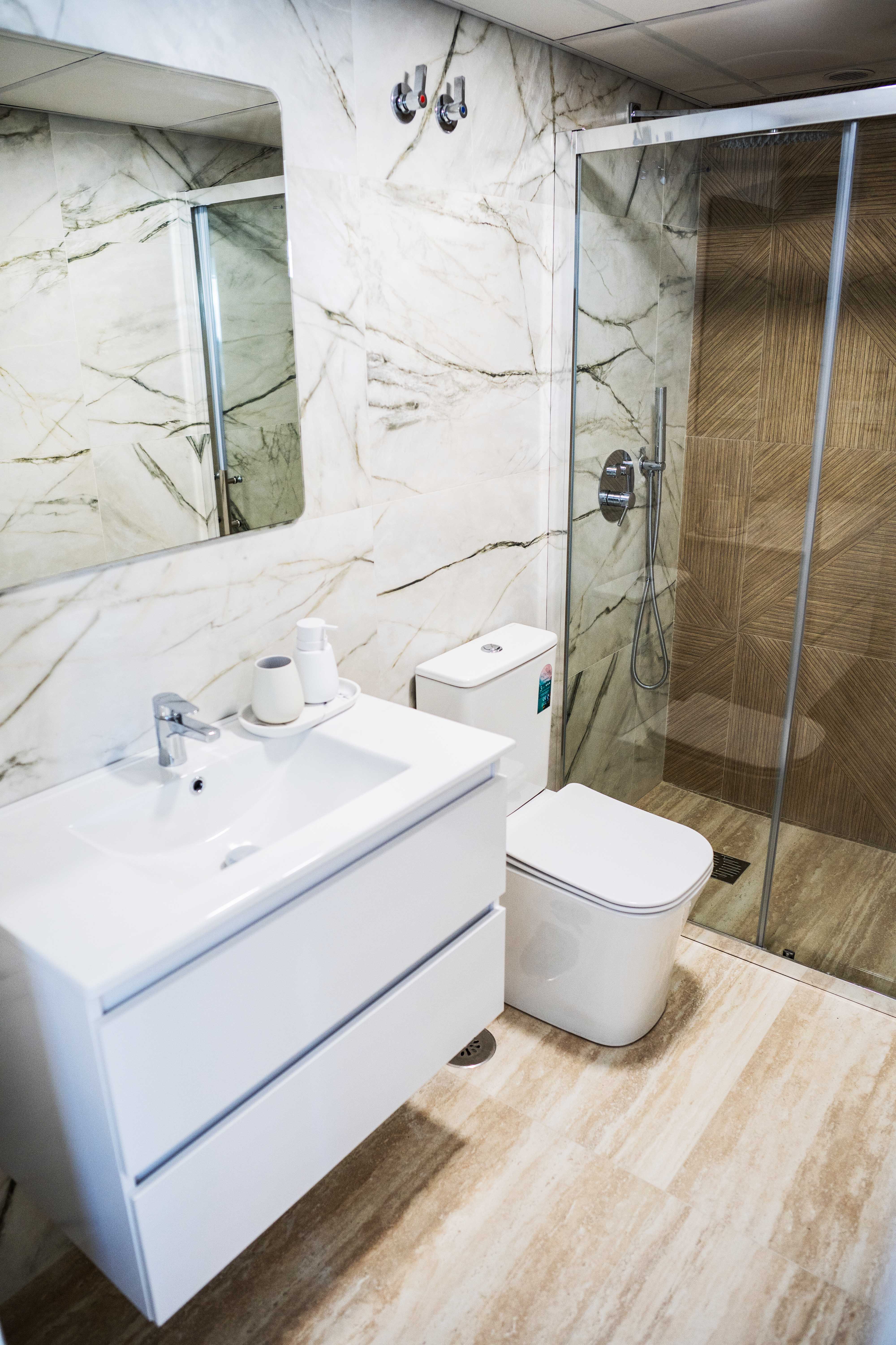 Bathroom in villa for sale in Ciudad Quesada
