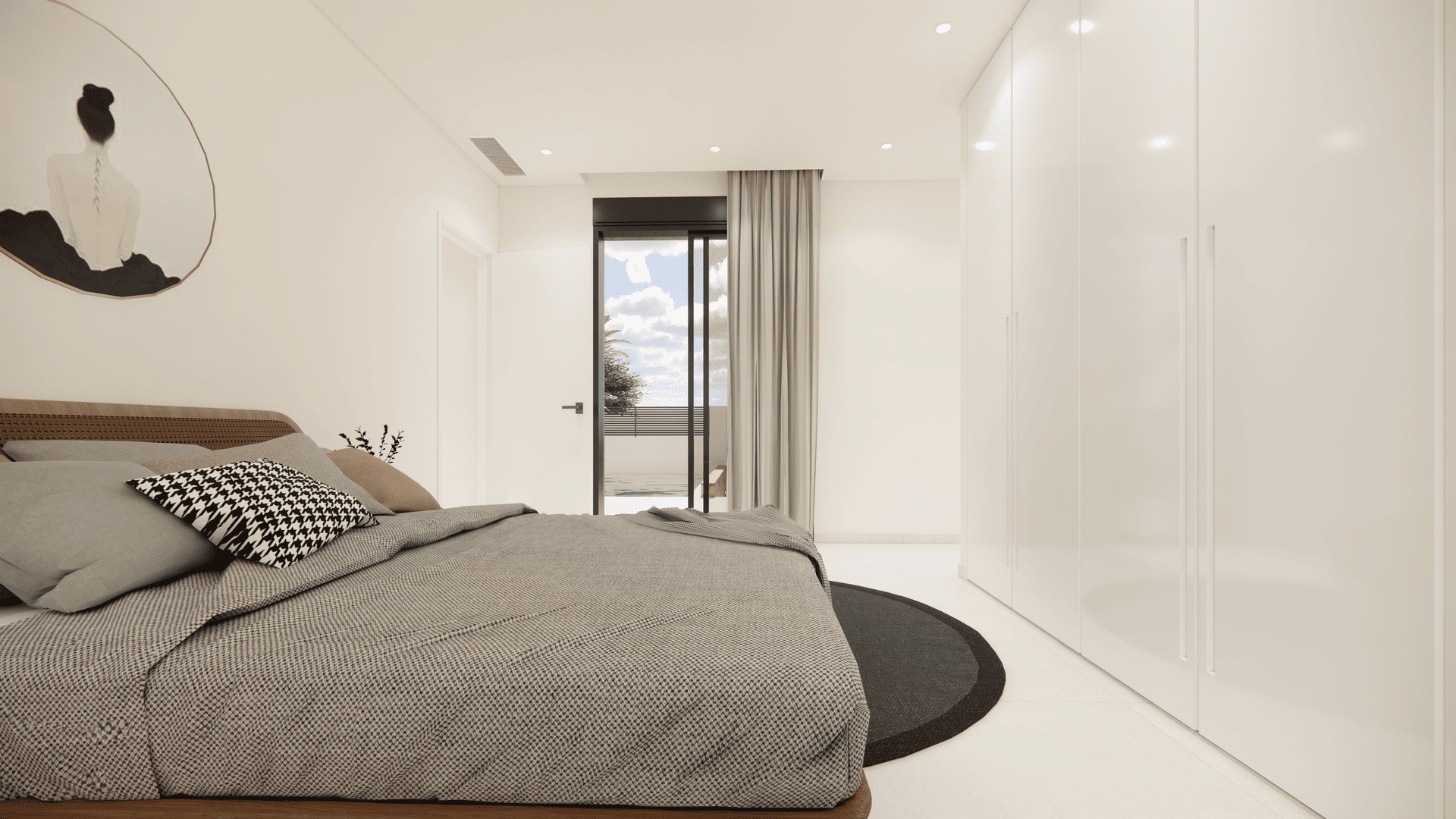 Master bedroom in terraced for sale in Dolores