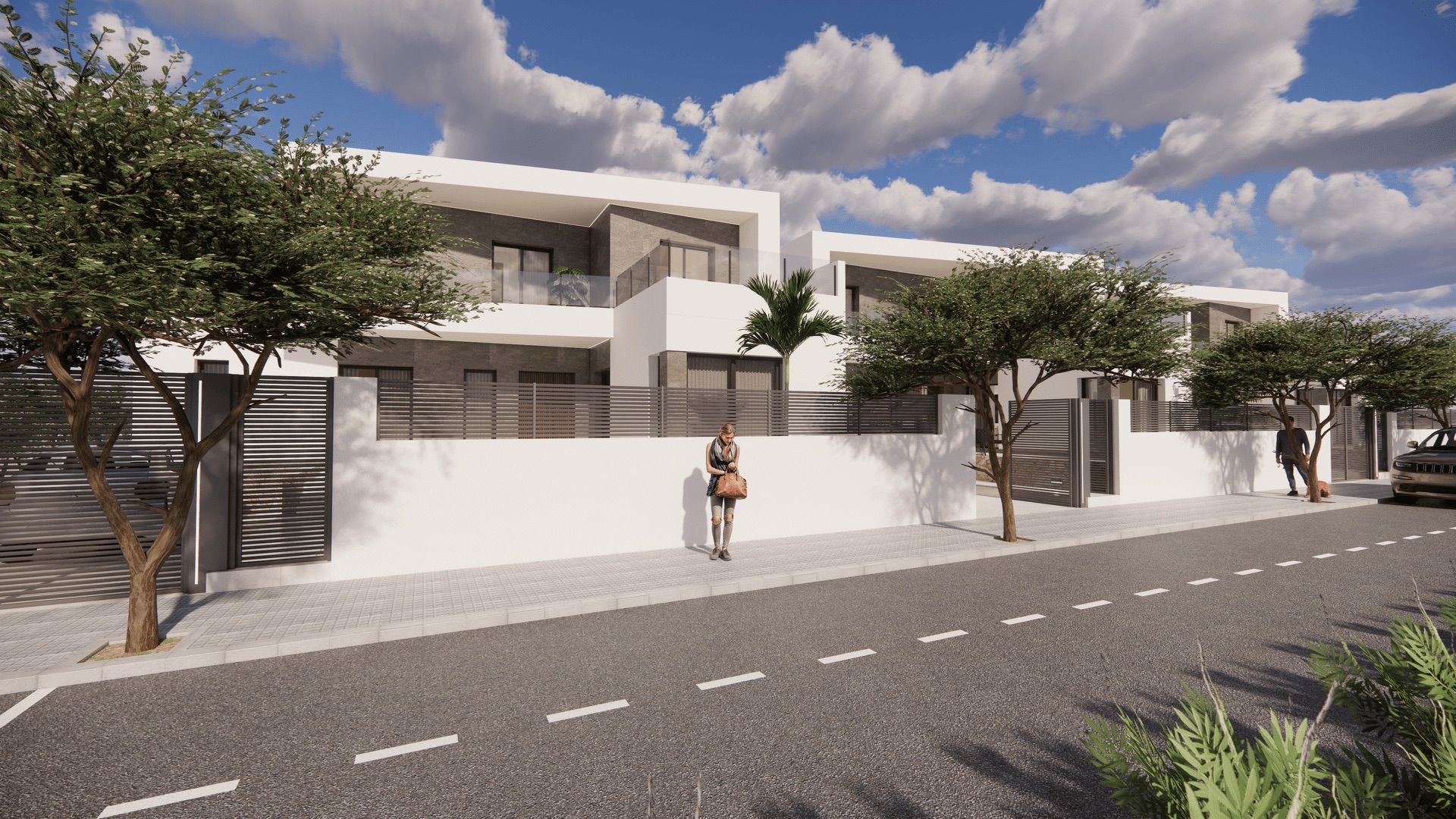Pool area in terraced for sale in Dolores