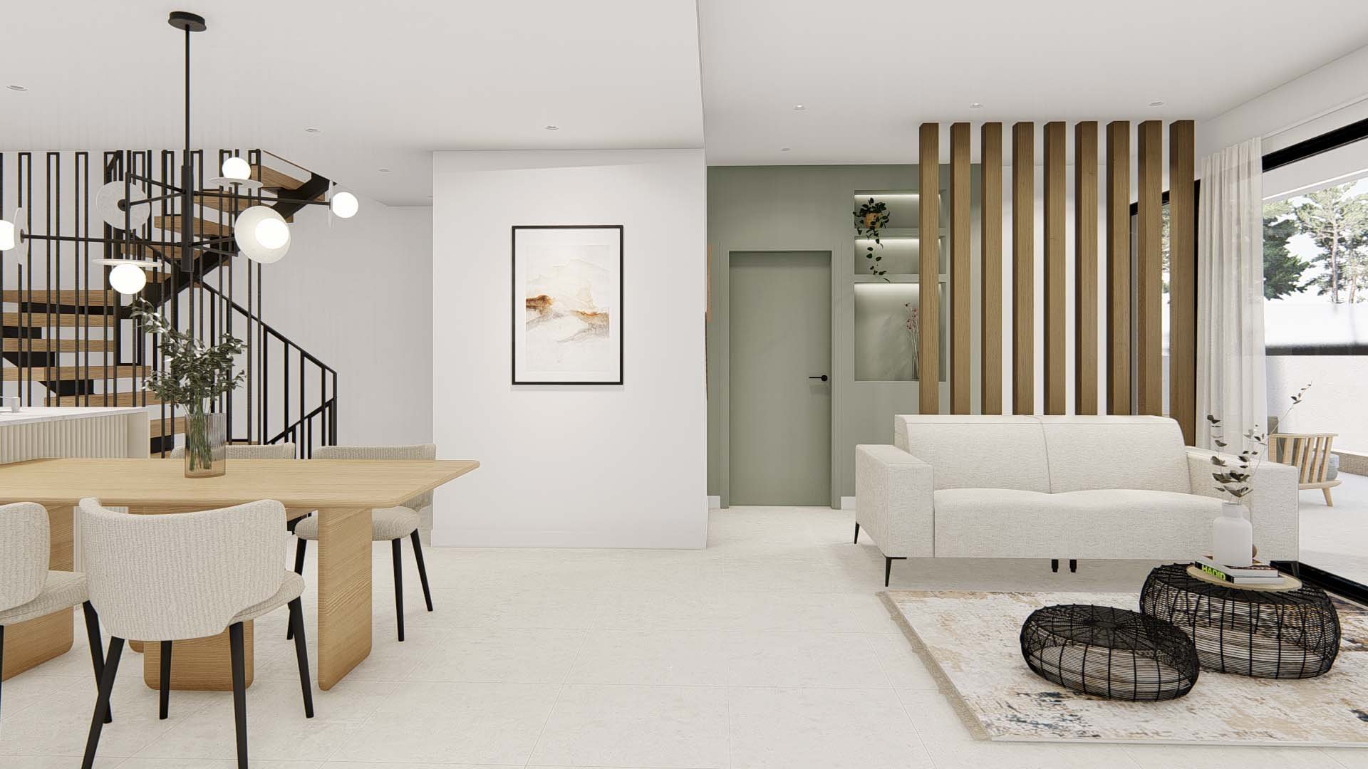 Dining area in terraced for sale in Dolores