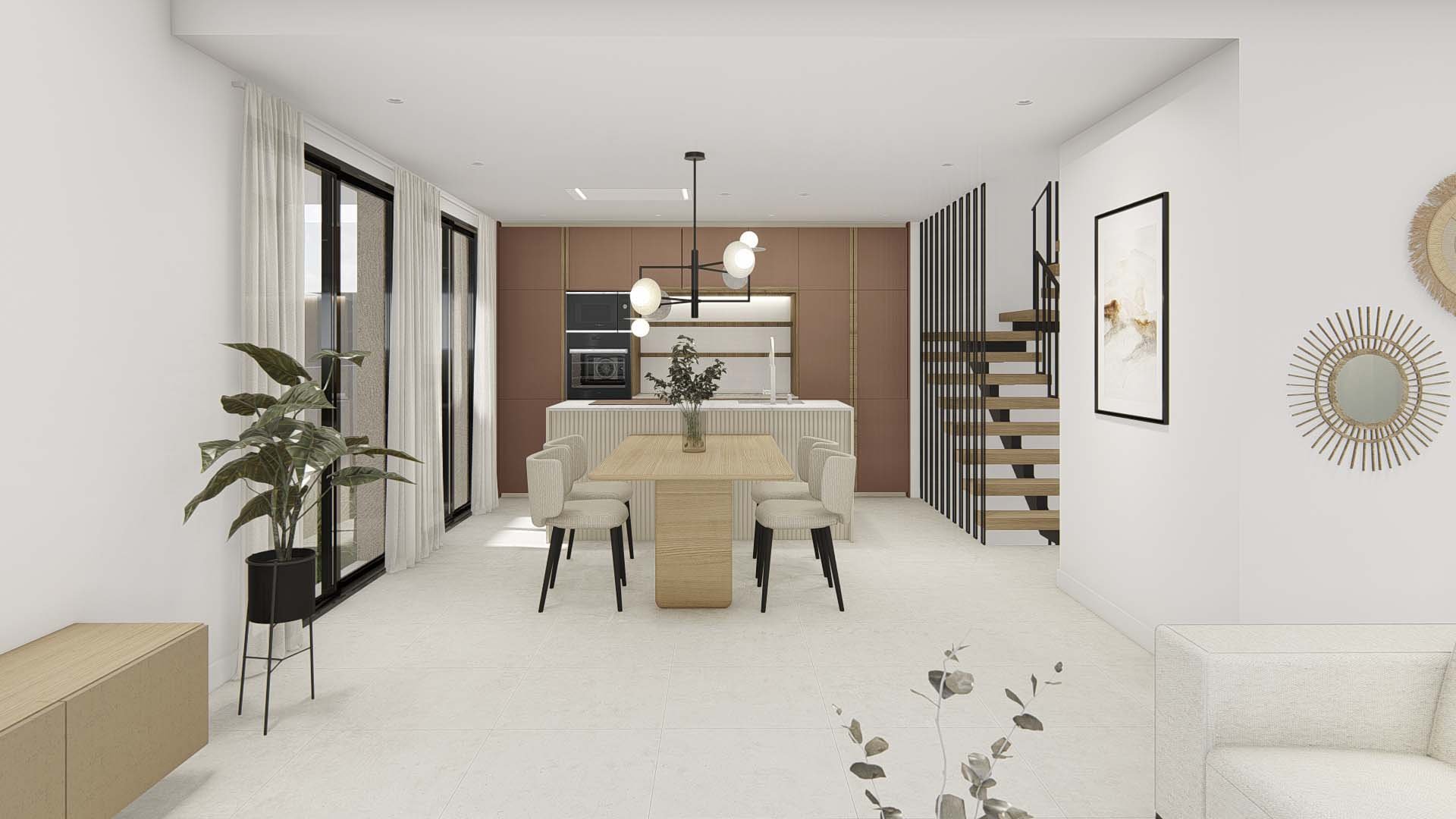Living room in terraced for sale in Dolores