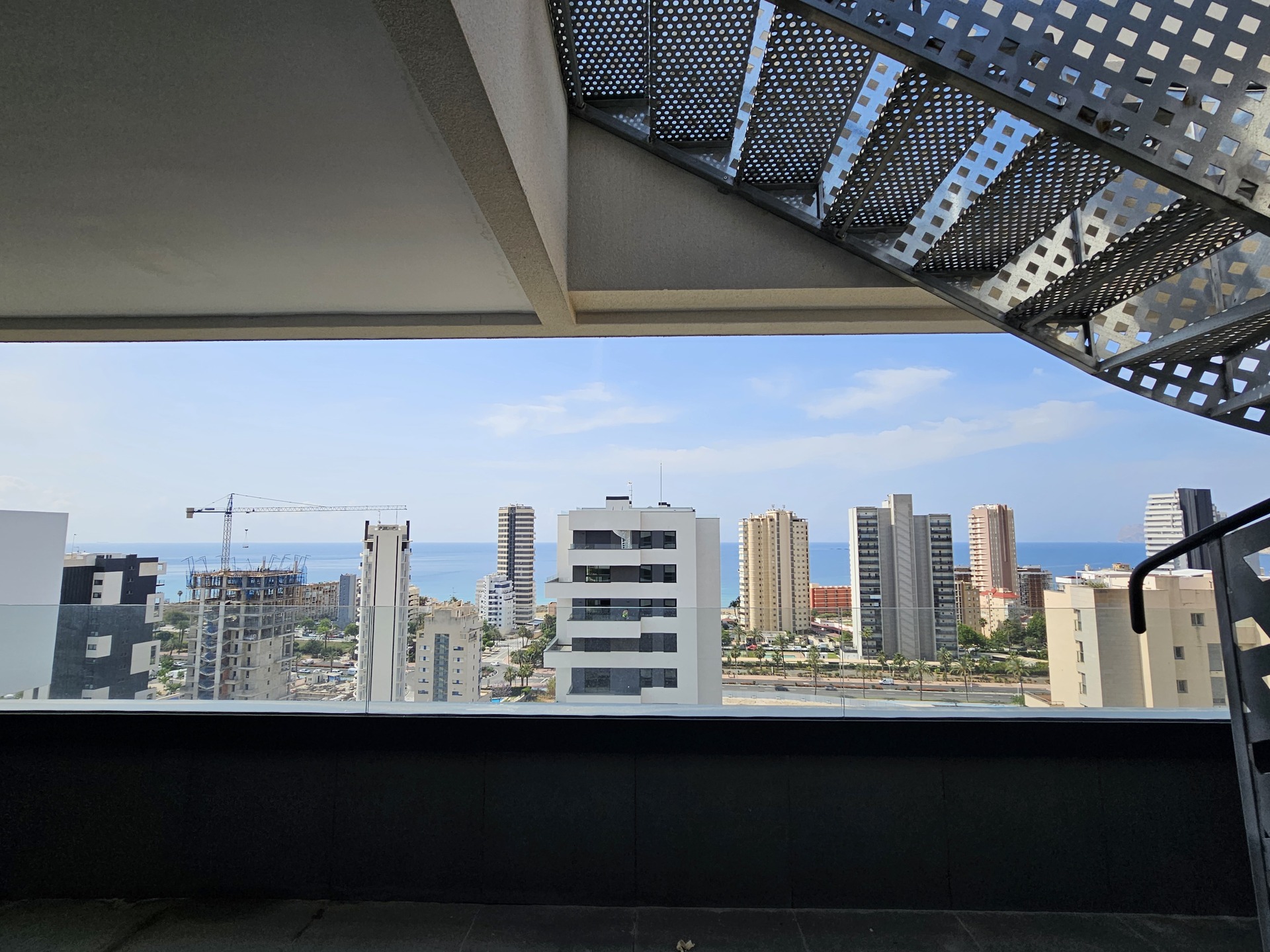 Garden in penthouse for sale in Calpe
