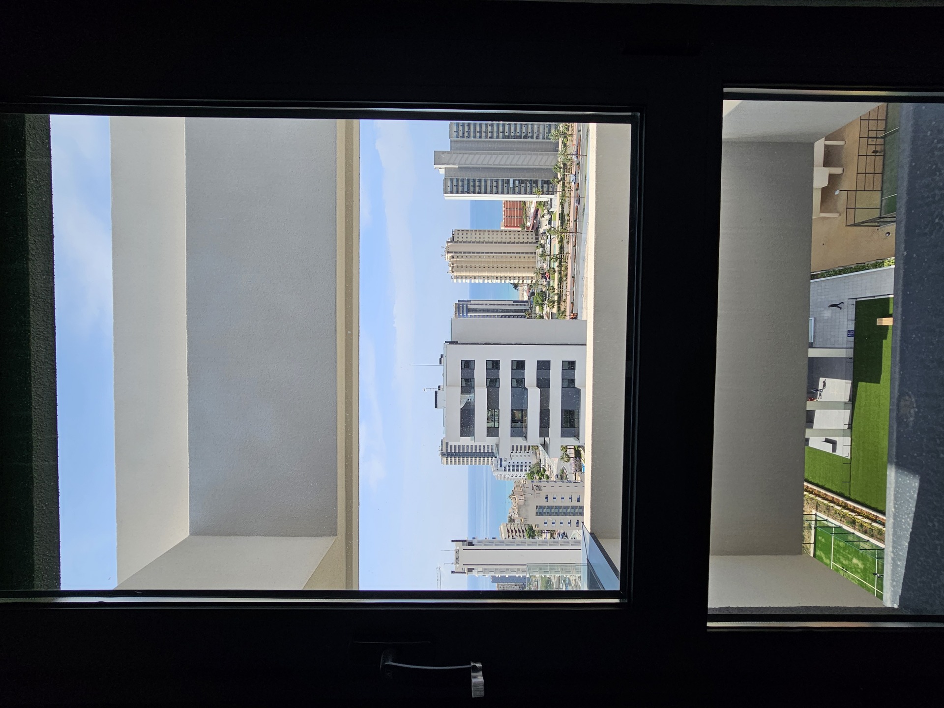 Living room in penthouse for sale in Calpe
