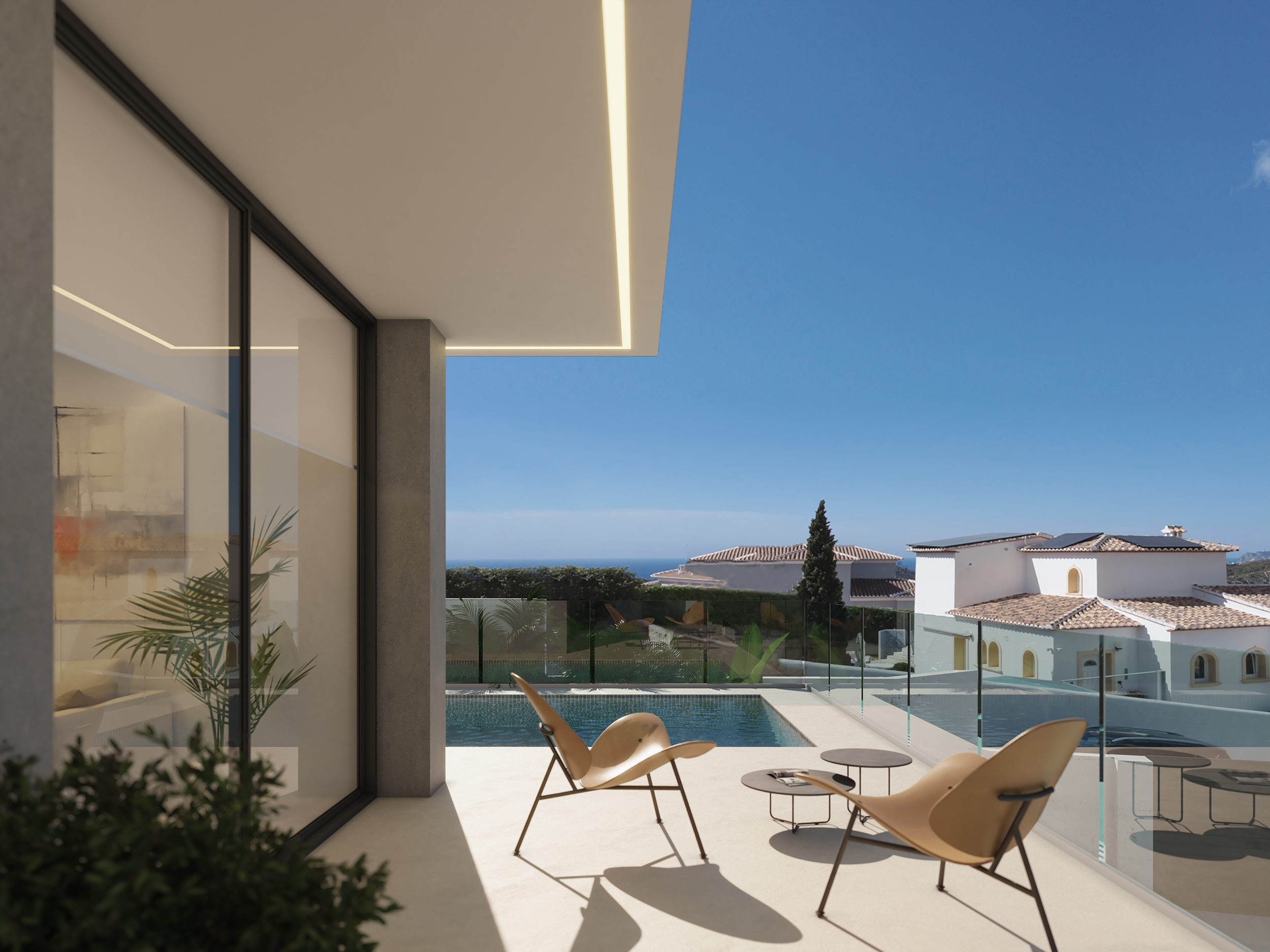 Garden in villa for sale in Cumbre del Sol