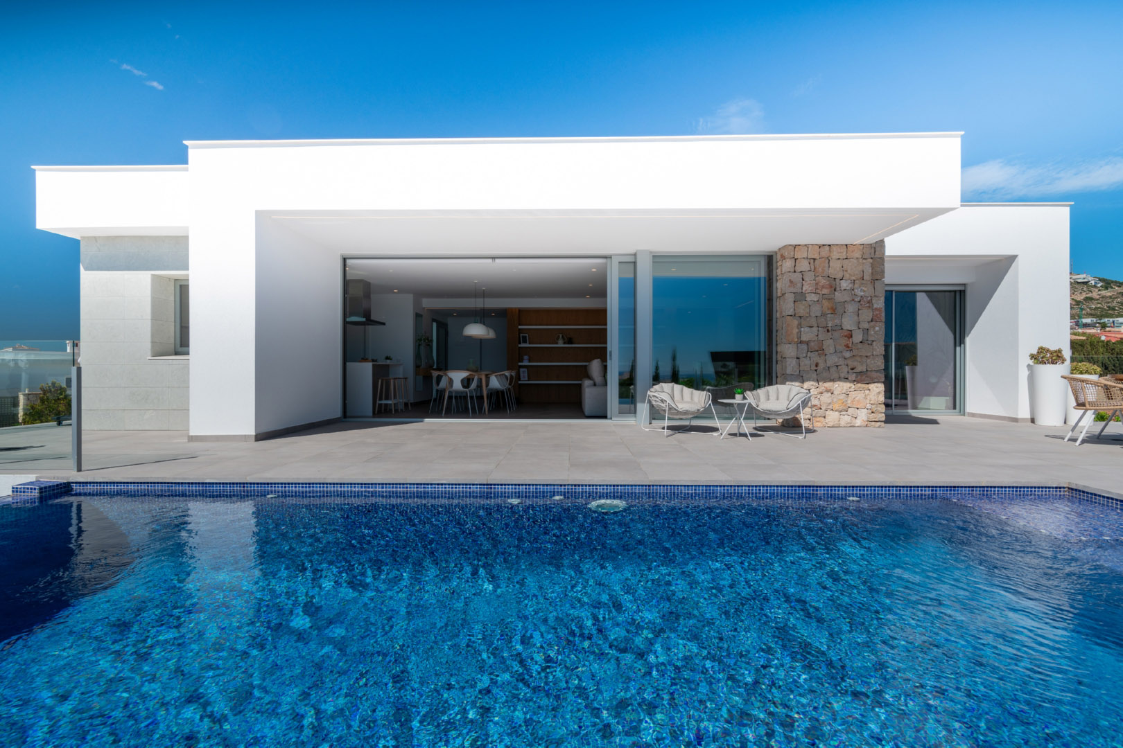 Master bedroom in villa for sale in Benitachell