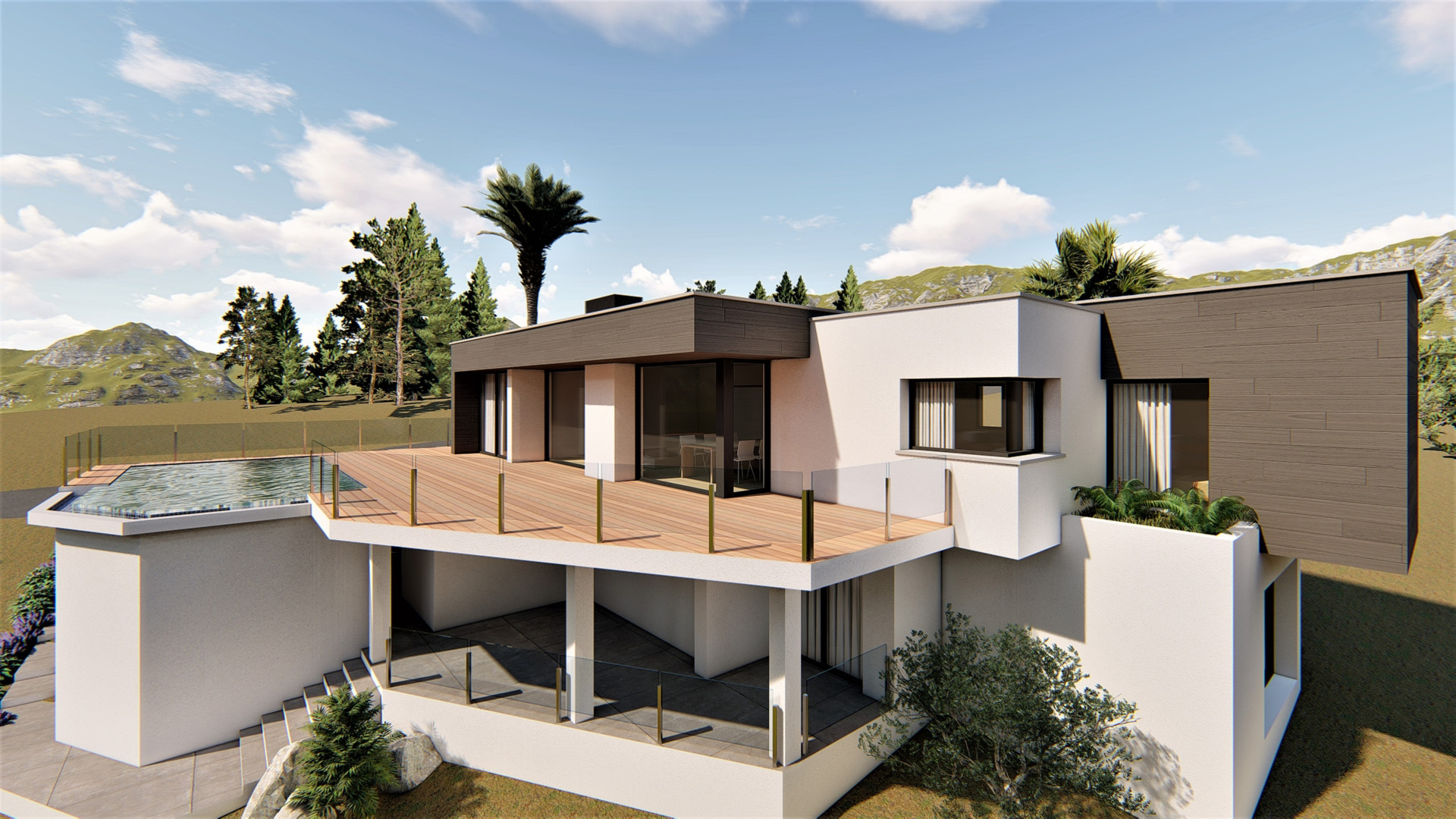 Living room in villa for sale in Benitachell