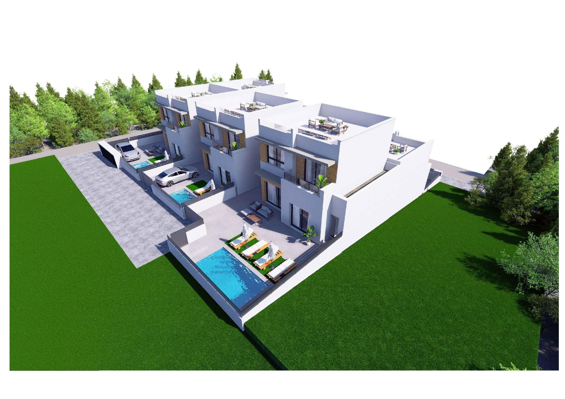 Terrace in villa for sale in Benijófar
