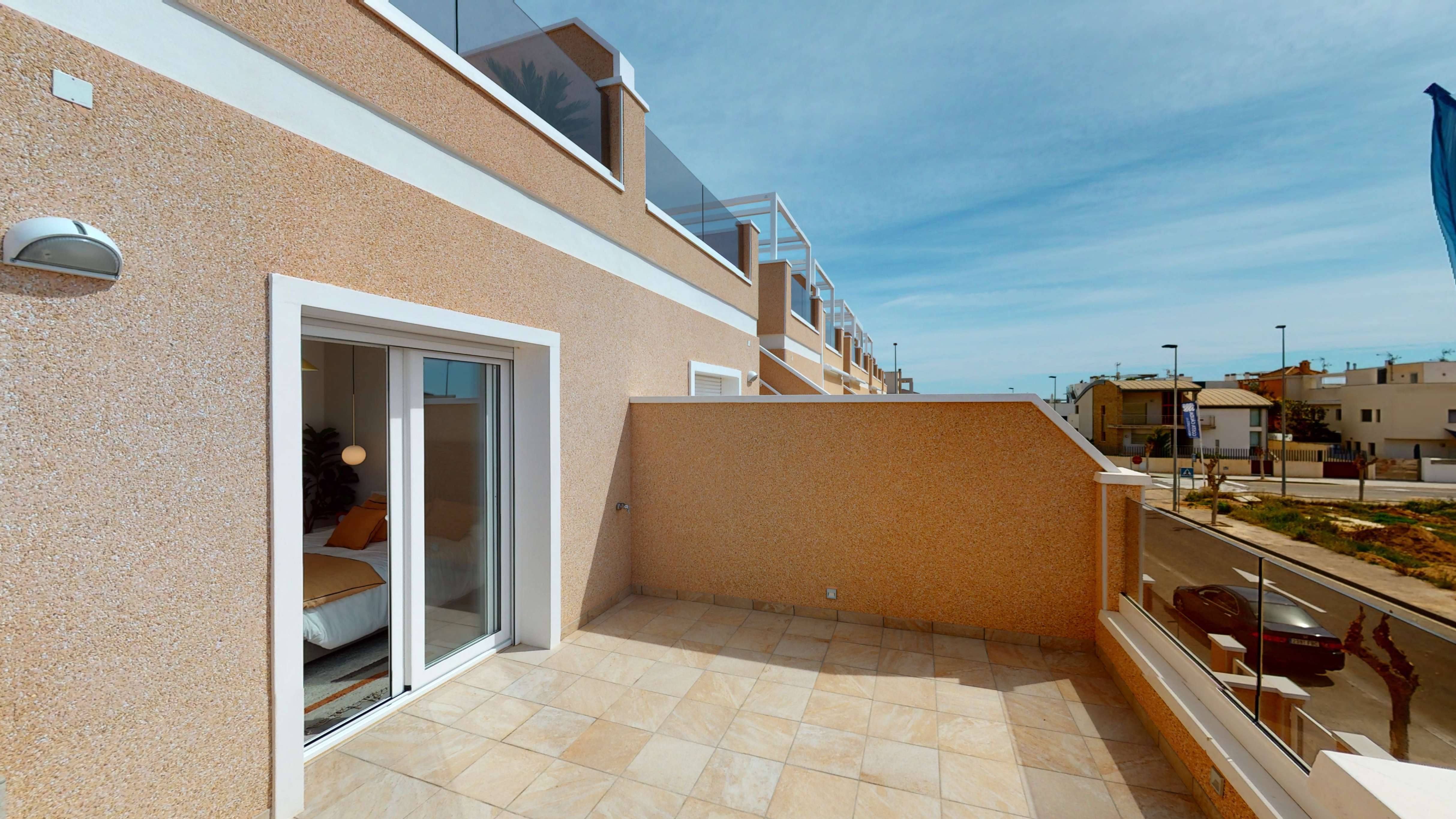 Exterior view in terraced for sale in Pilar de la Horadada