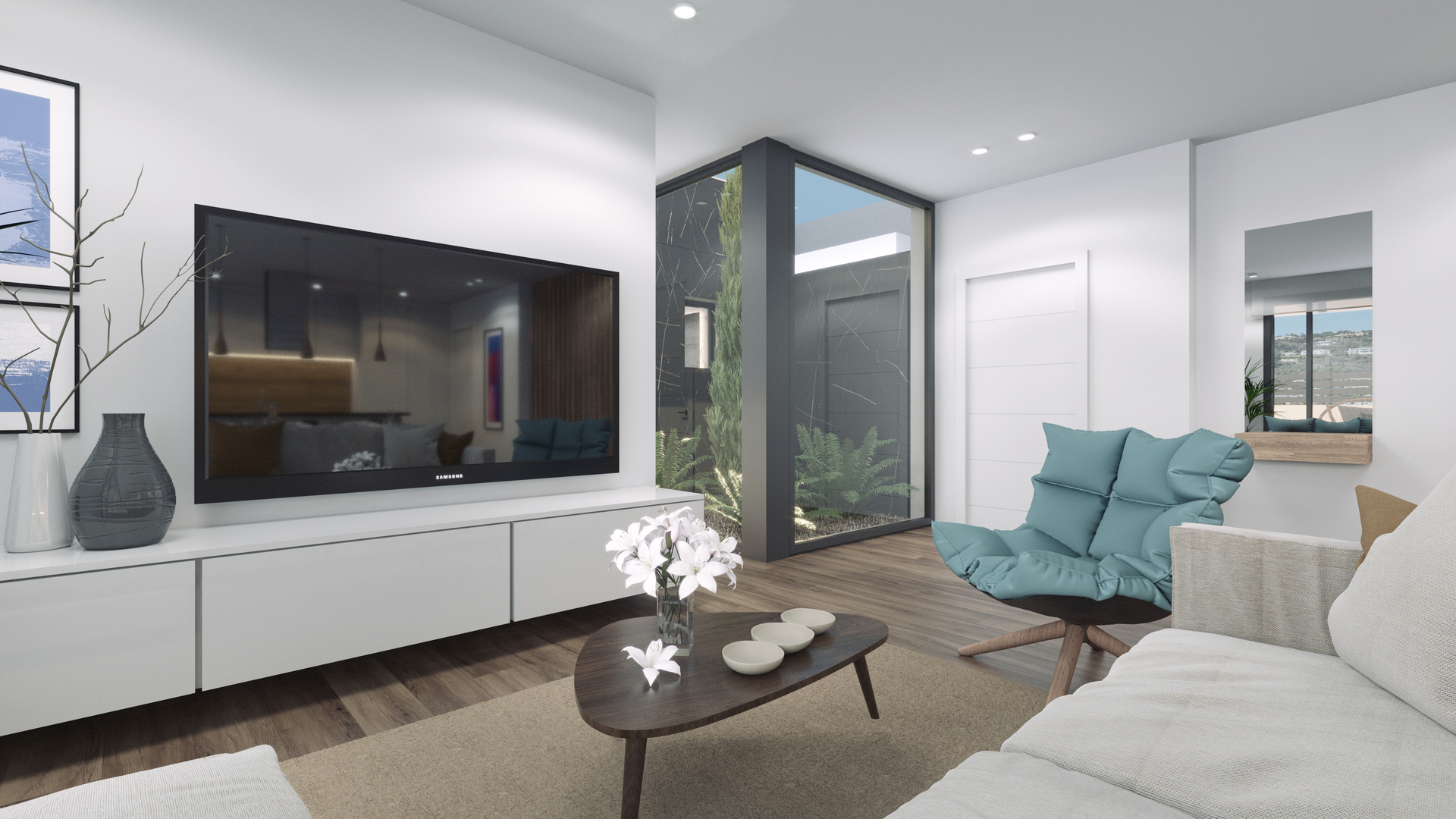 Terrace in villa for sale in Finestrat