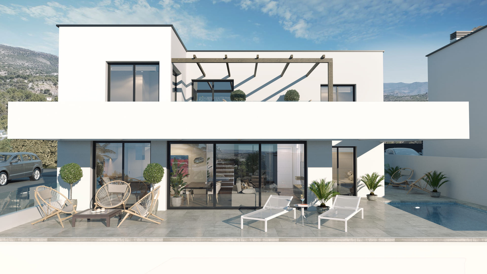 Dining area in villa for sale in Finestrat