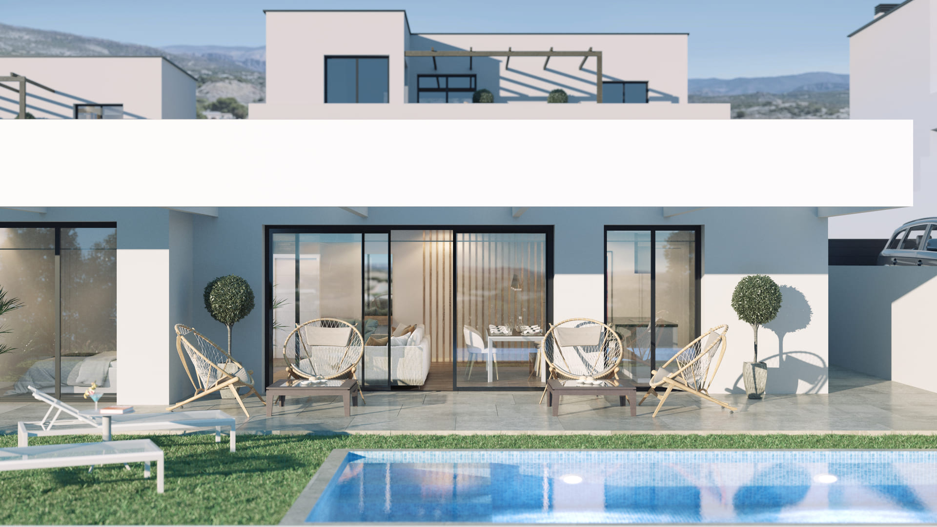 Bedroom in villa for sale in Finestrat